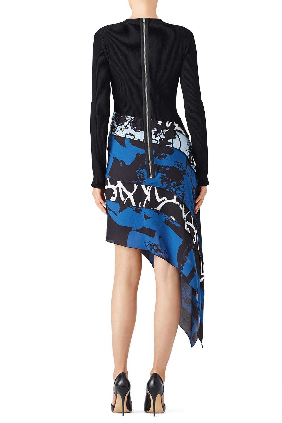 Indigo Georgette Dress by Proenza Schouler 2