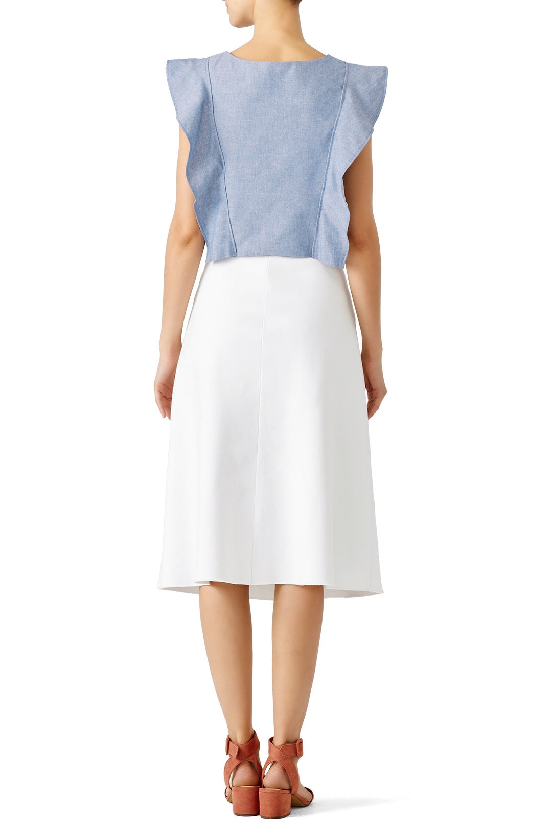 Magnolia Chambray Top by Viva Aviva 2