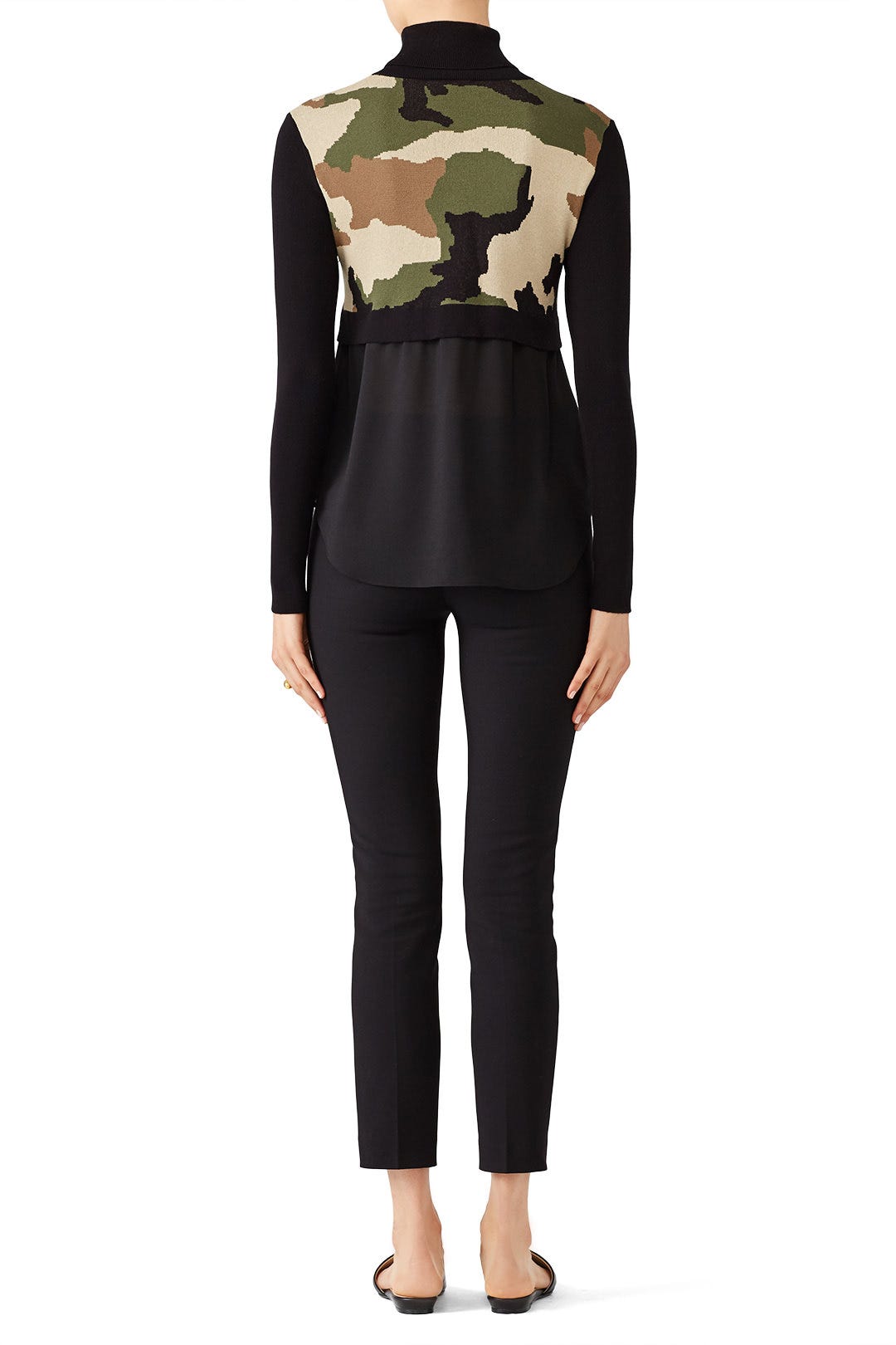 Camo Sweater Combo by Nicole Miller 1