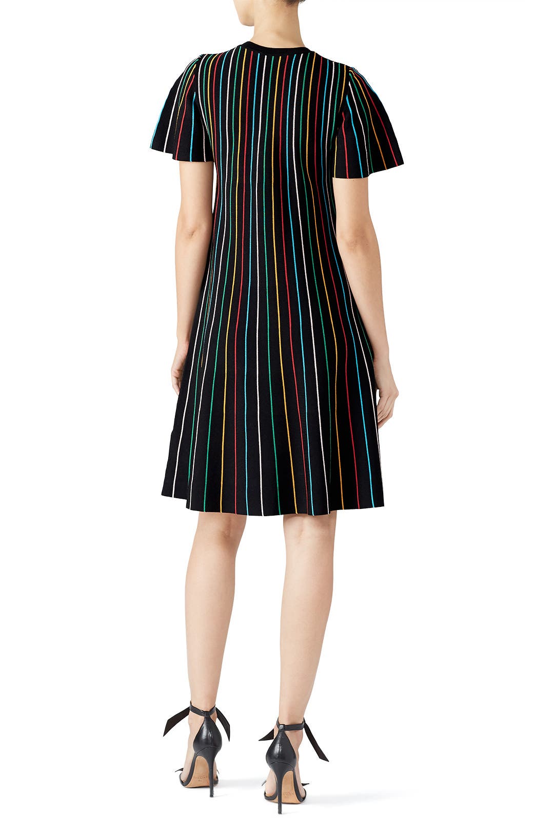 Black Stripe Shift by RED Valentino | Rent the Runway