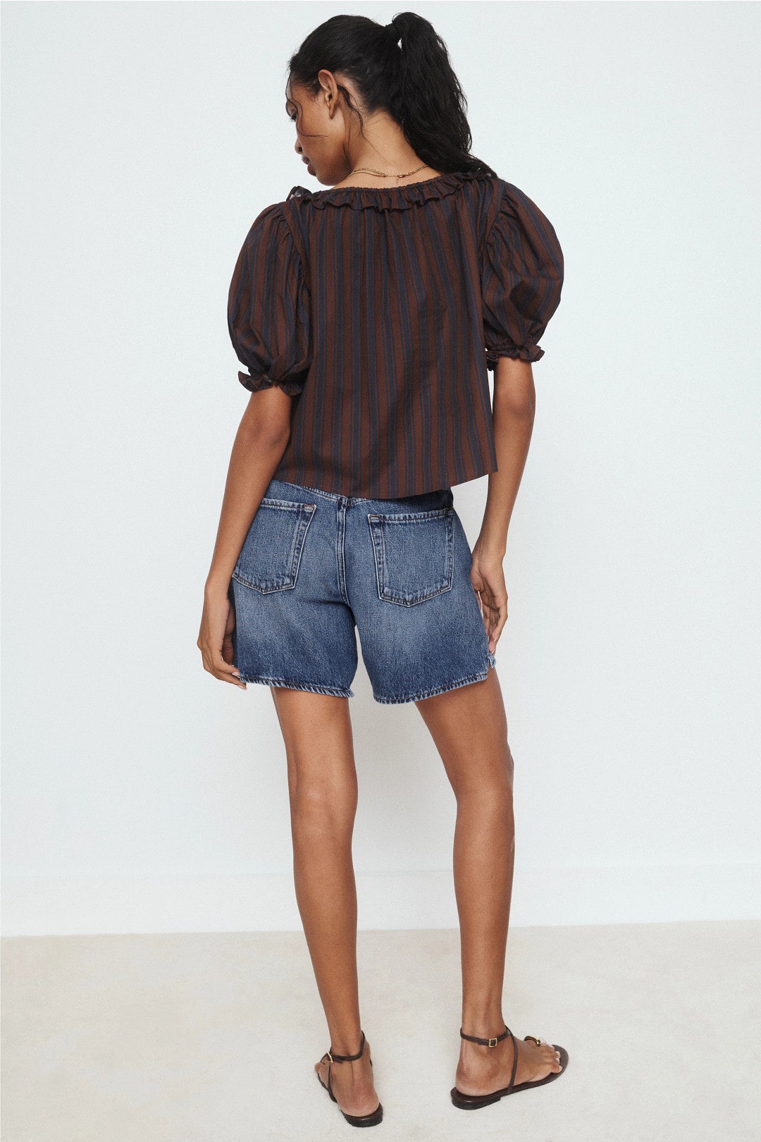 Brynn Drawstring Denim Shorts by Citizens of Humanity 2