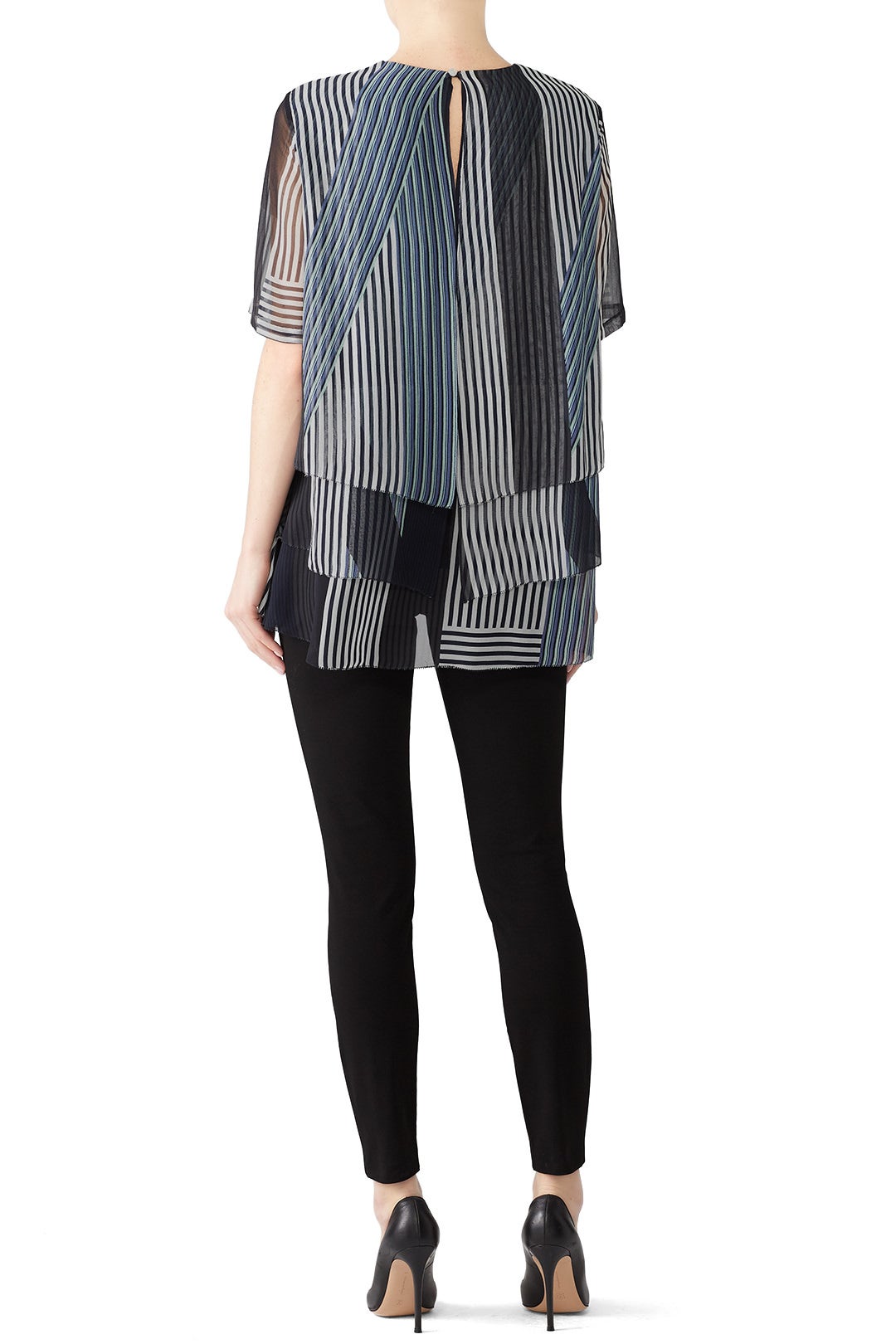 Collage Stripe Top by Jason Wu 2