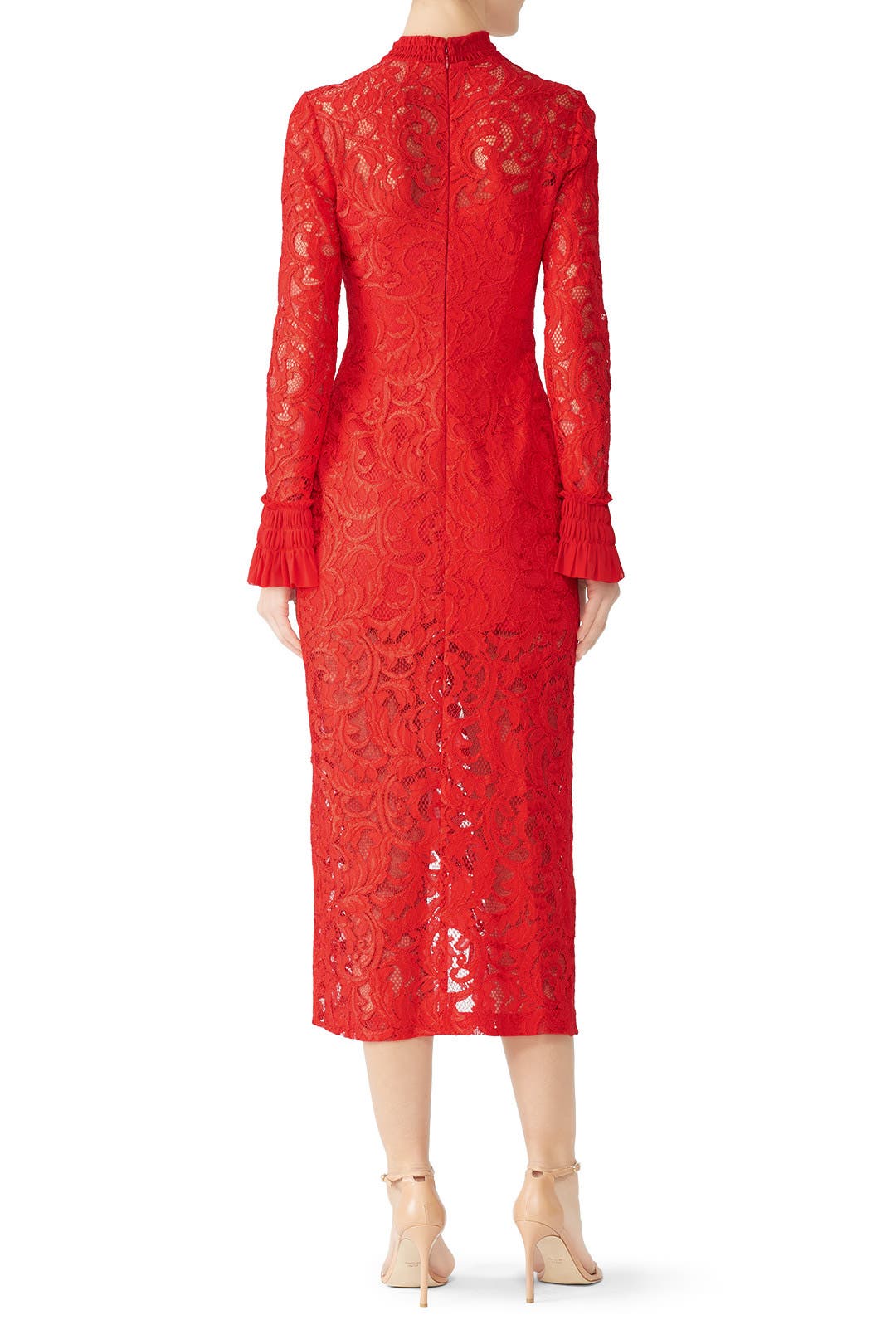 Red Fala Lace Dress by Alexis | Rent the Runway