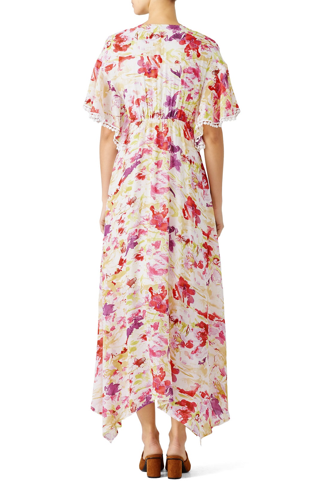 Abstract Floral Tie Maxi by Dina Agam 2