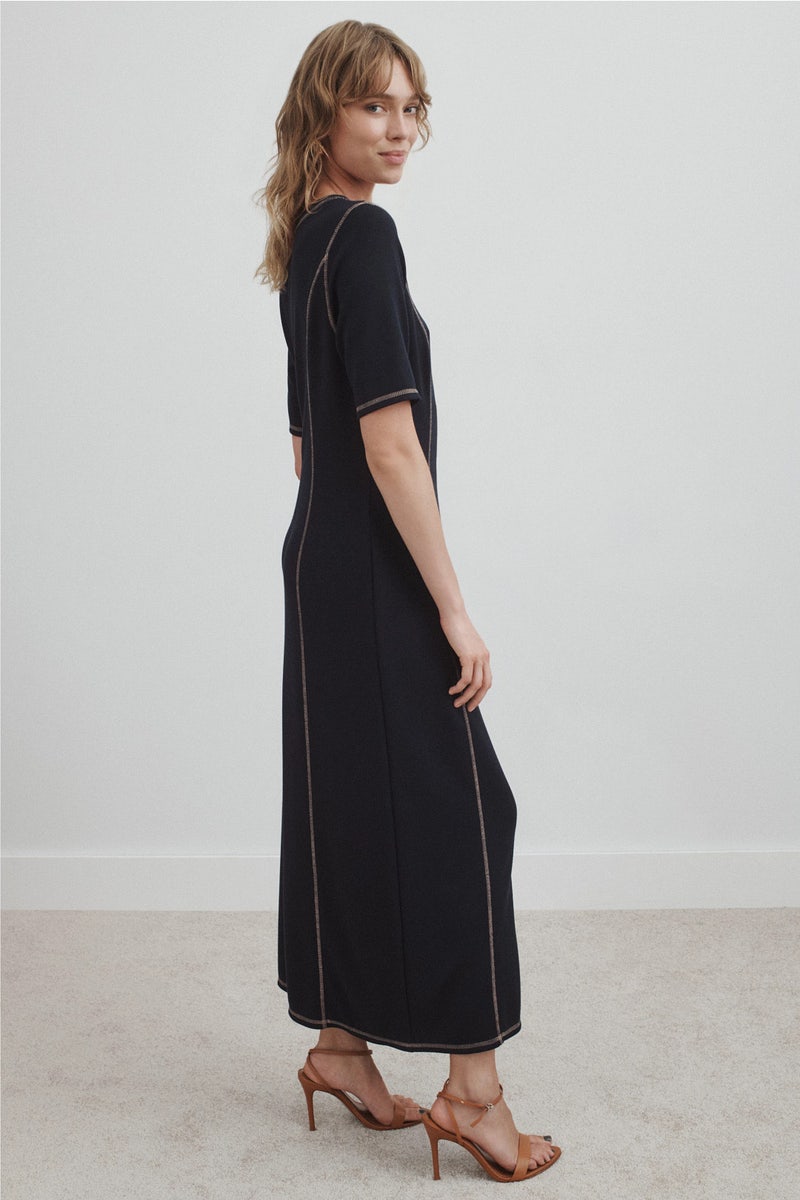 Colorfast Short Sleeve Dress by Donna Morgan - Photo 1