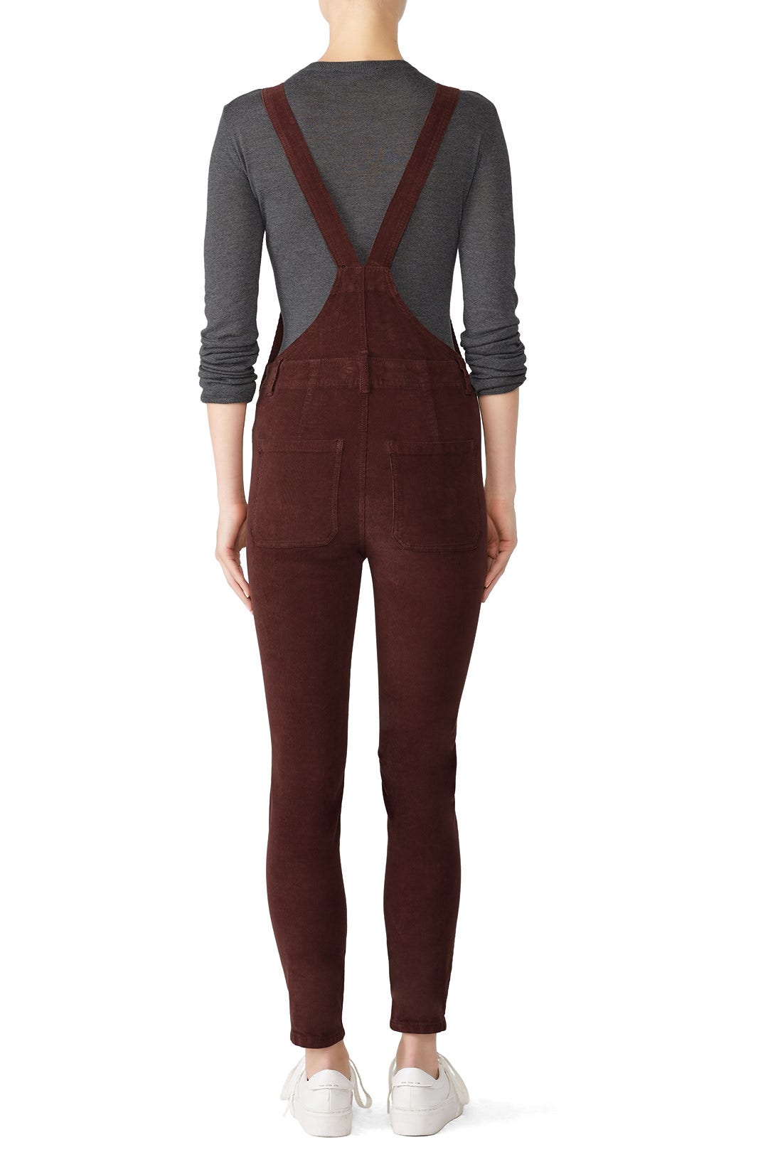 Slim Ankle Cord Overalls by Free People 2