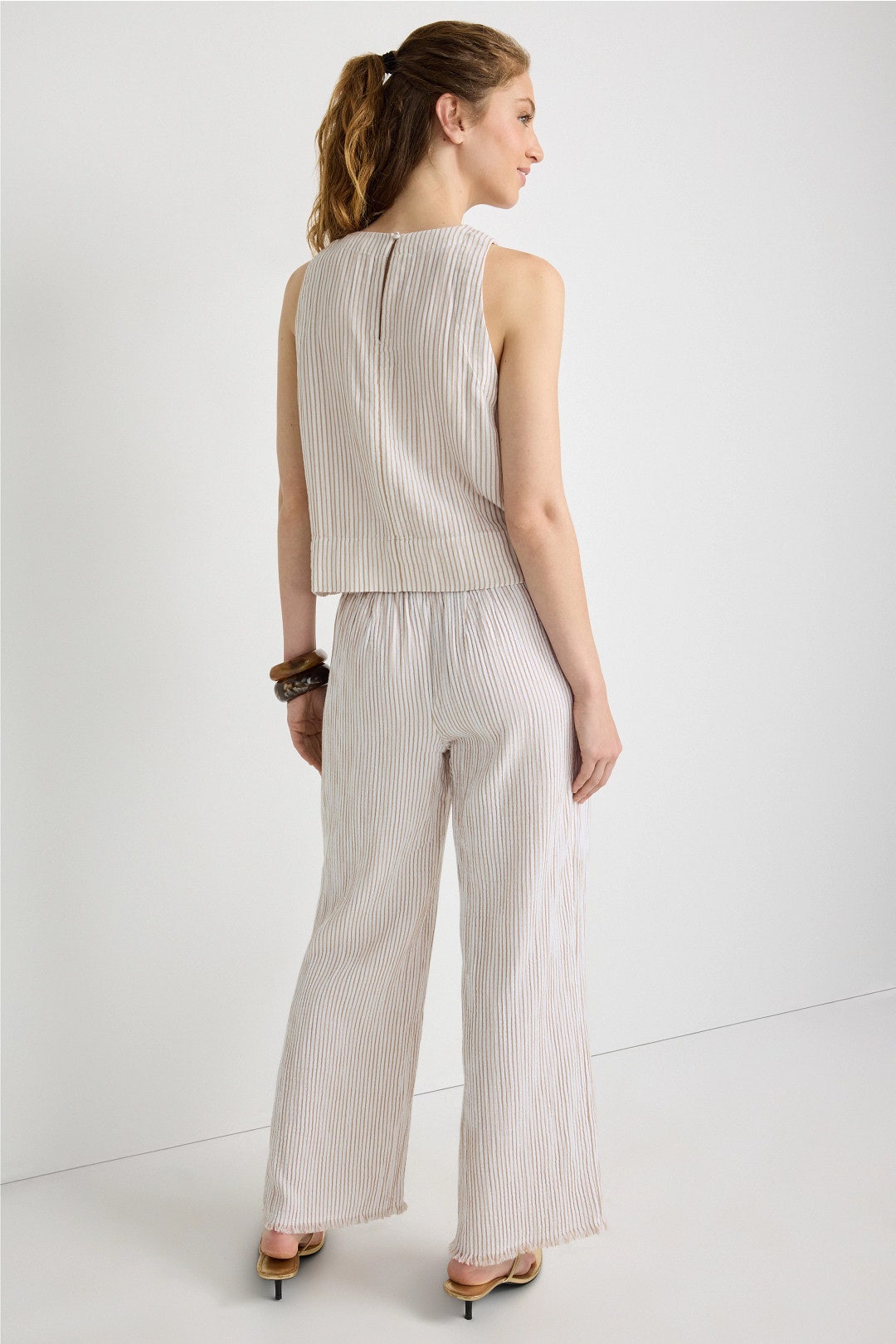 Pinstripe Wide Leg Pants by NIC + ZOE 2