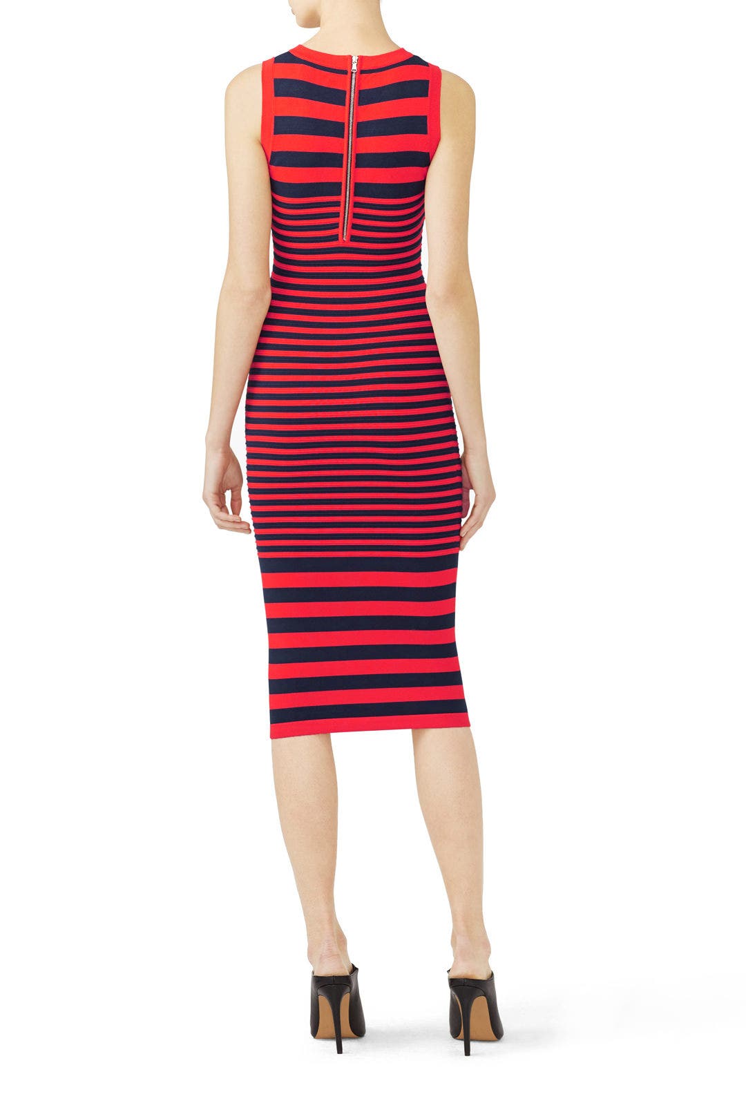 Striped Ottoman Dress by Milly 2