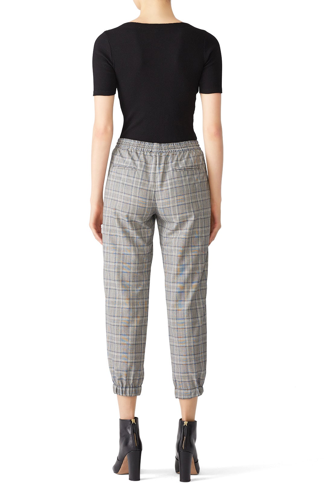 Check Joggers by Milly 1