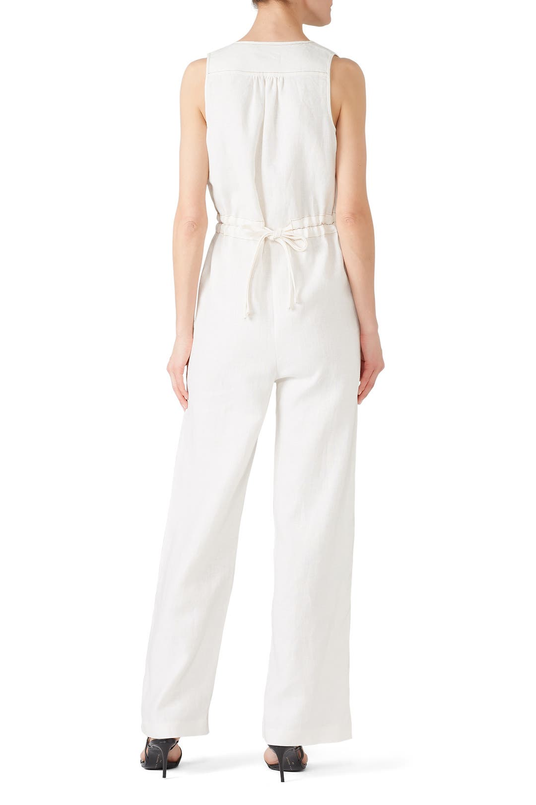 Linen Button Jumpsuit by Nicholas | Rent the Runway