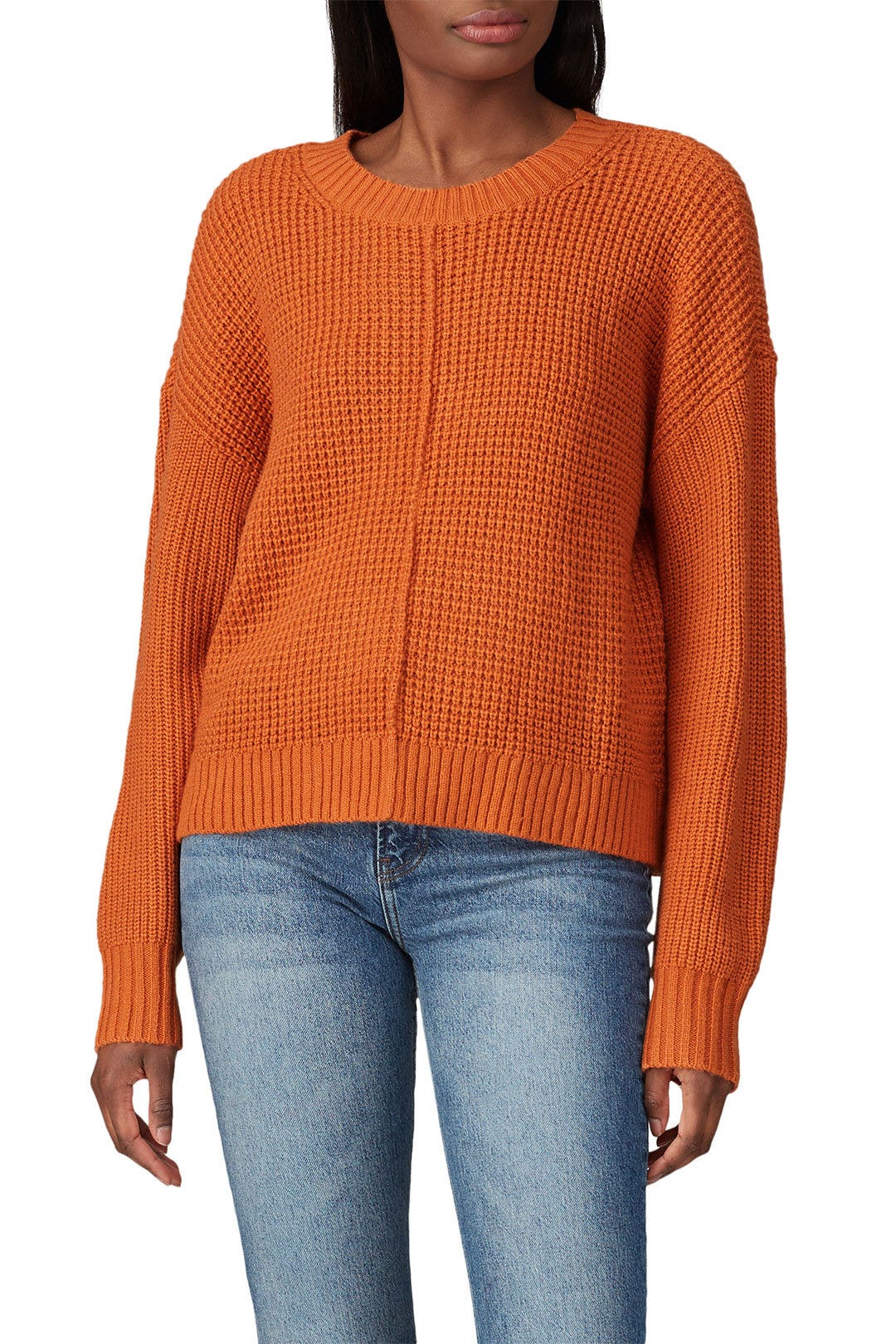 Orange Sorry Not Sorry Sweater by Sanctuary 2