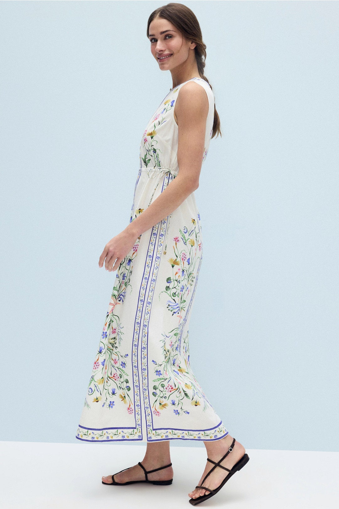 Rhonda Floral Midi Dress by Banjanan 1