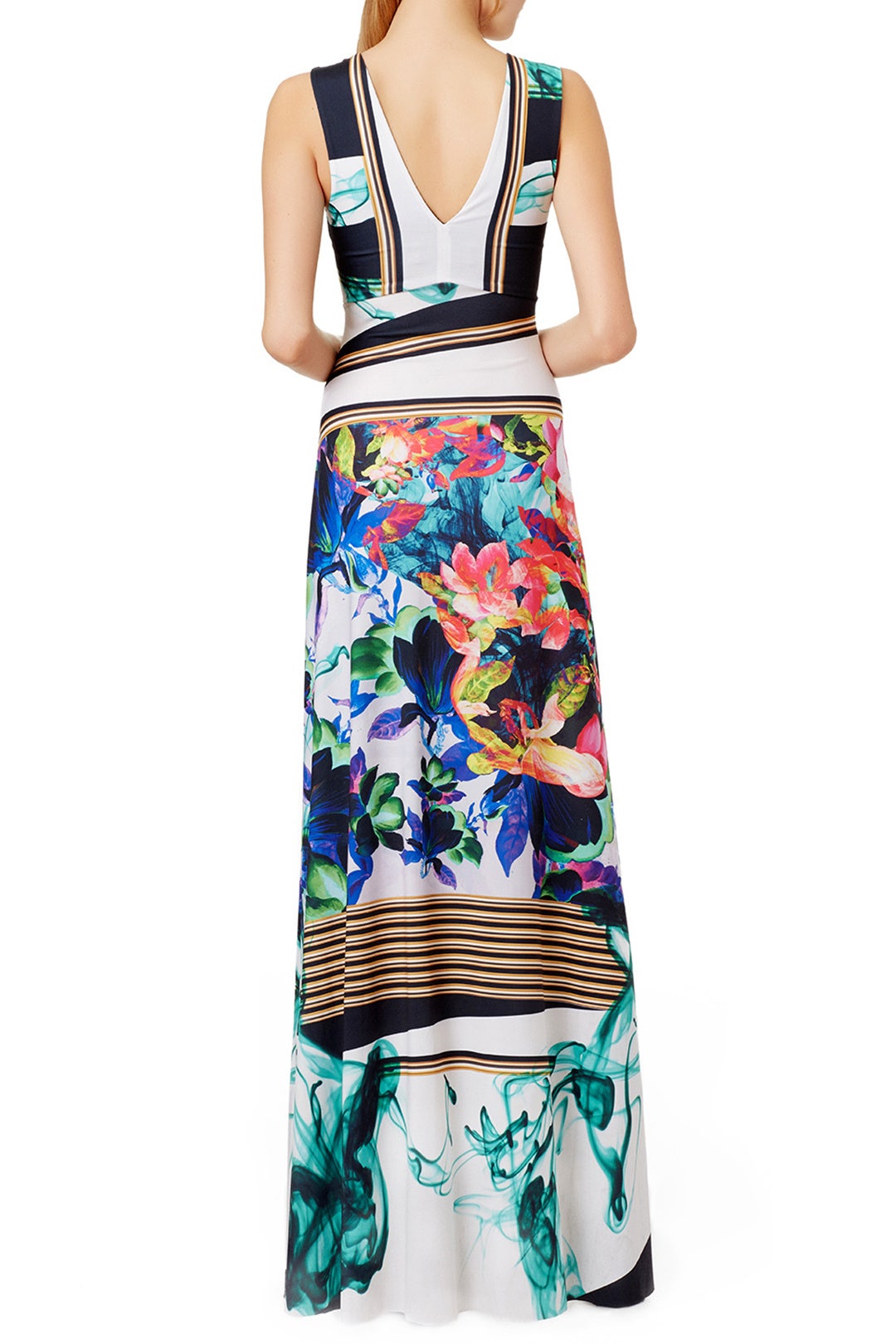 Liquid Jade Maxi Dress by Clover Canyon 1