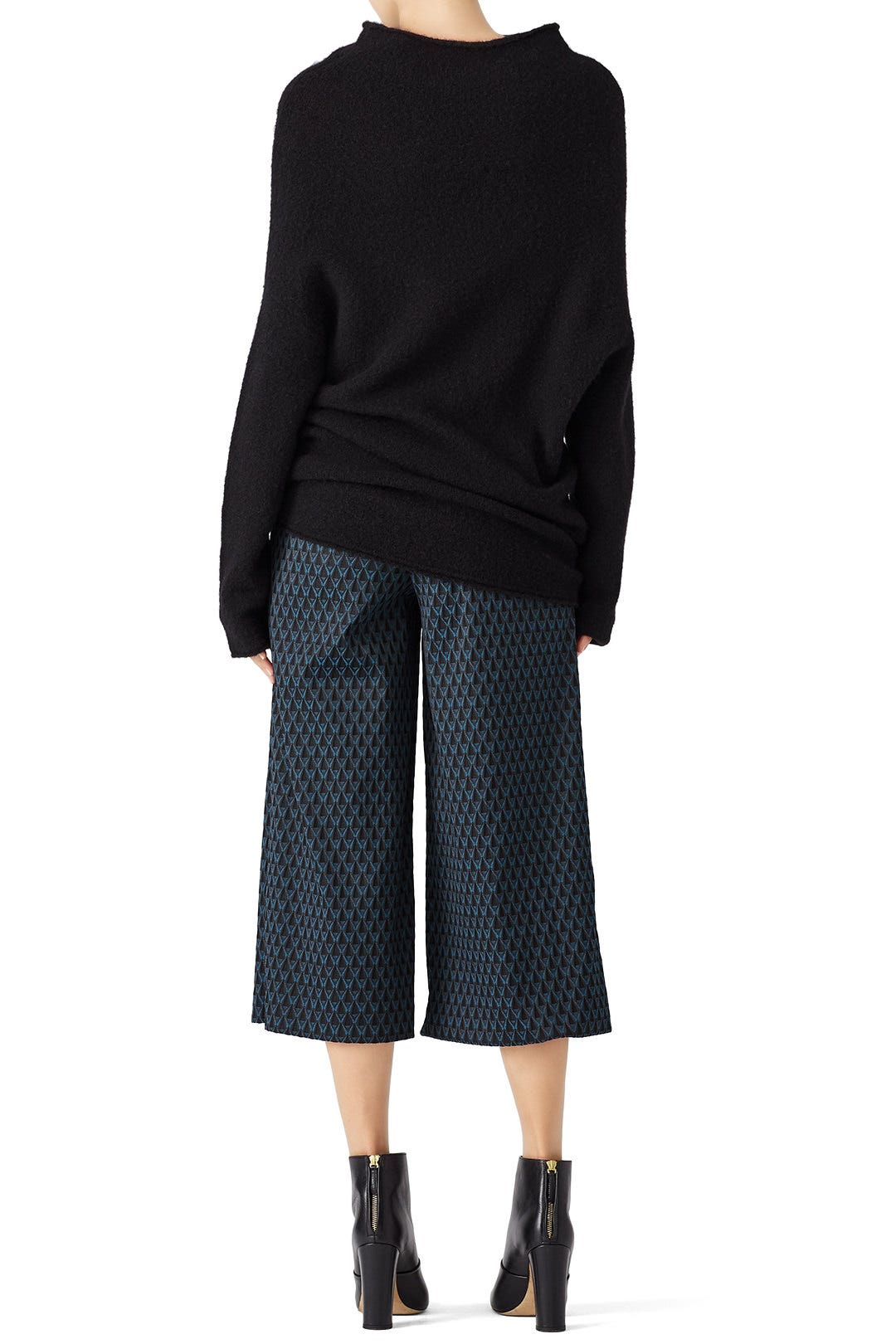 Cozy Funnel Neck Knit by HALSTON 2
