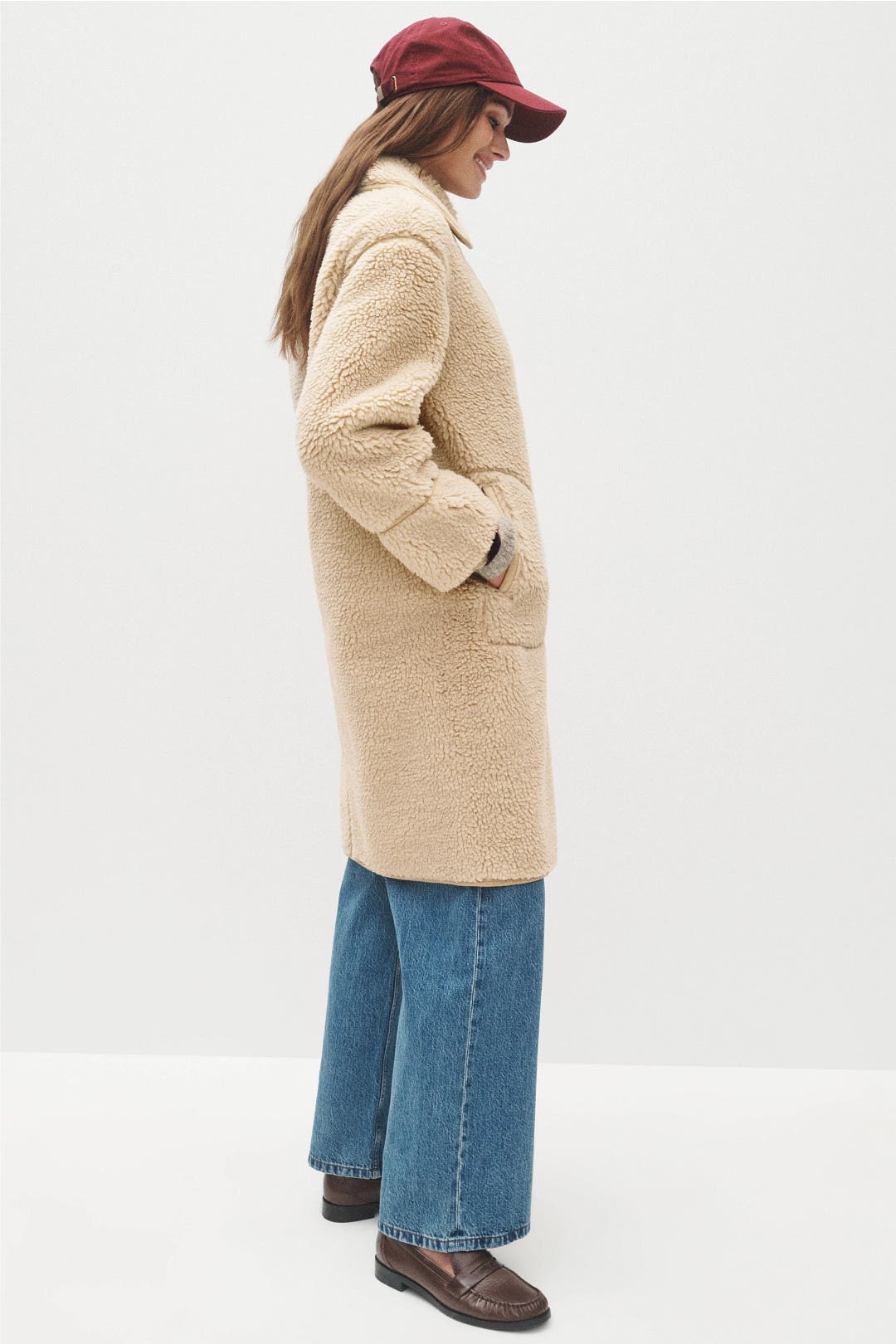 Farah Oatmeal Faux Fur Coat by L.K. Bennett | Rent the Runway