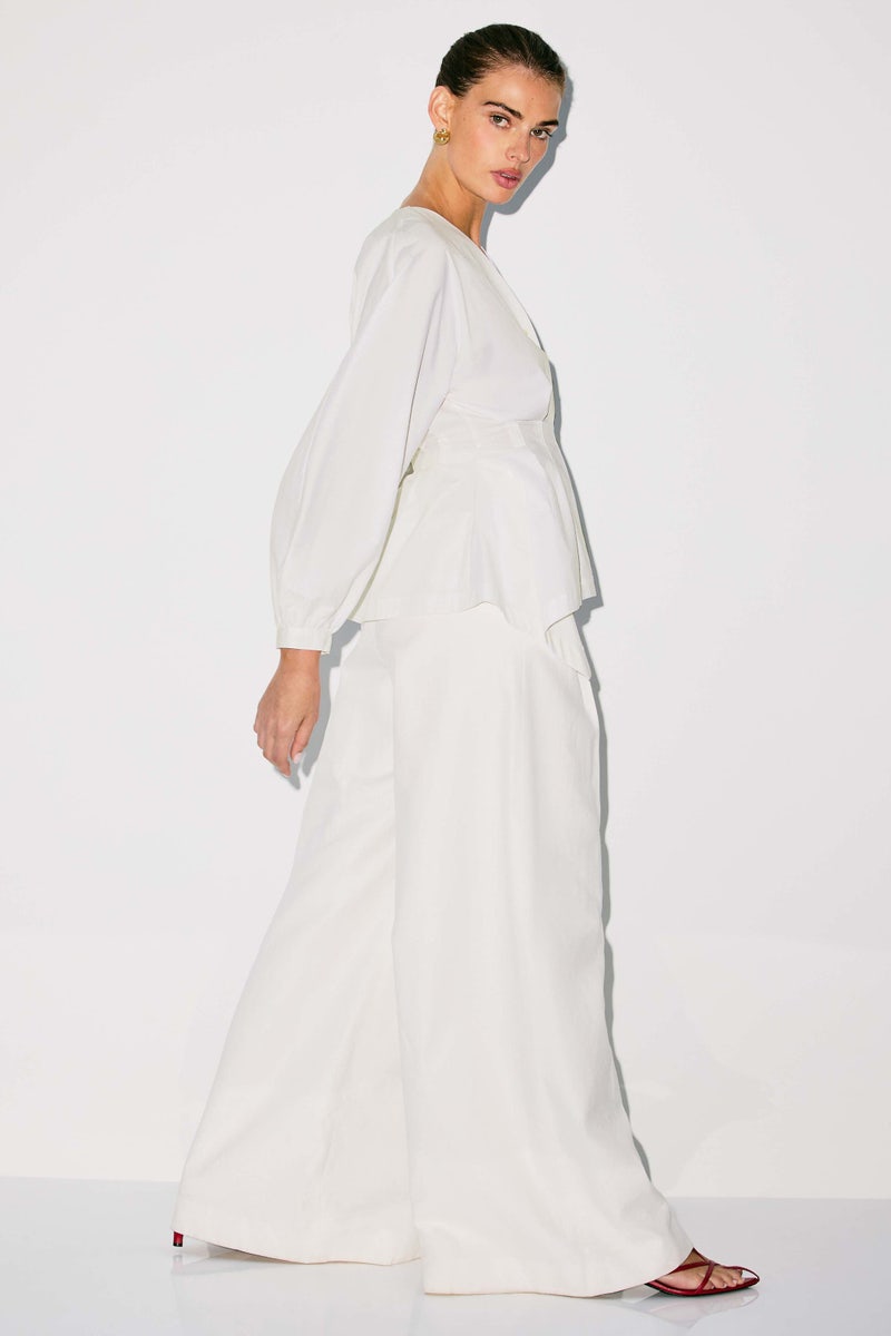 Cotton Poplin Blouse by Natori - Photo 1