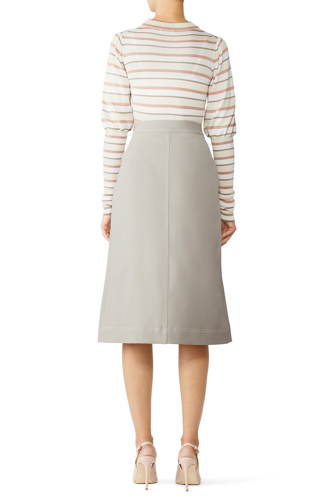 Asymmetrical Button Skirt by See by Chloé 1