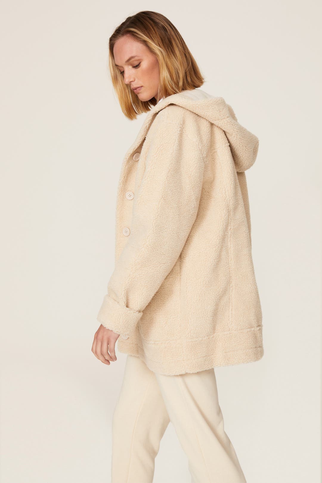 Grayson Faux Sherpa Jacket by Splendid Rent the Runway