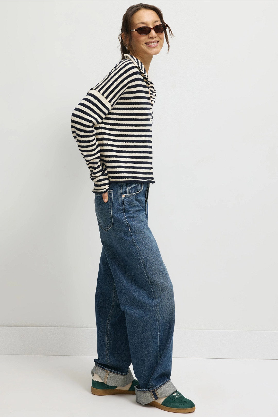 Taylor Striped Cardigan by Alex Mill 1