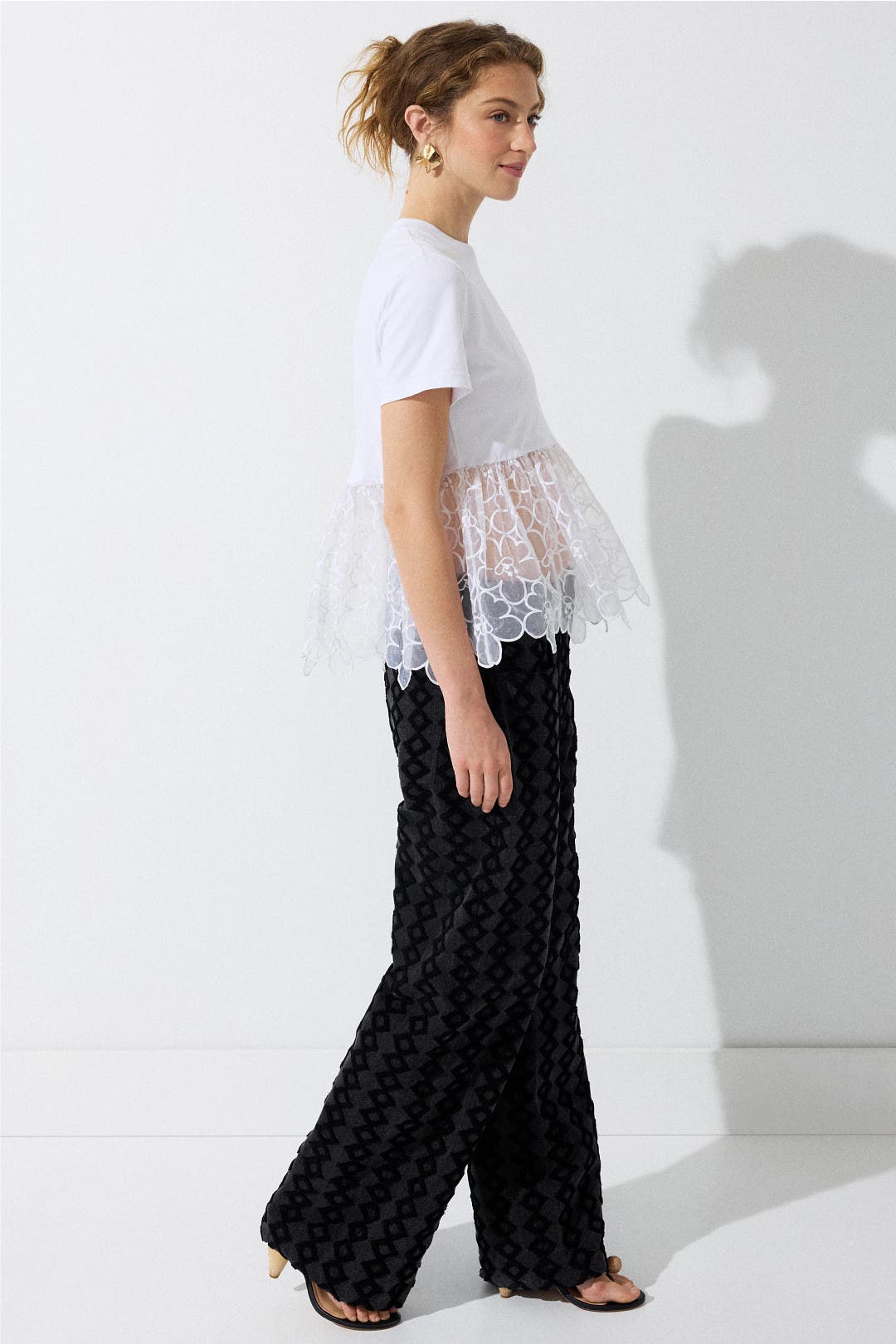 Connie Hem Detail T-Shirt by Cecilie Bahnsen | Rent the Runway