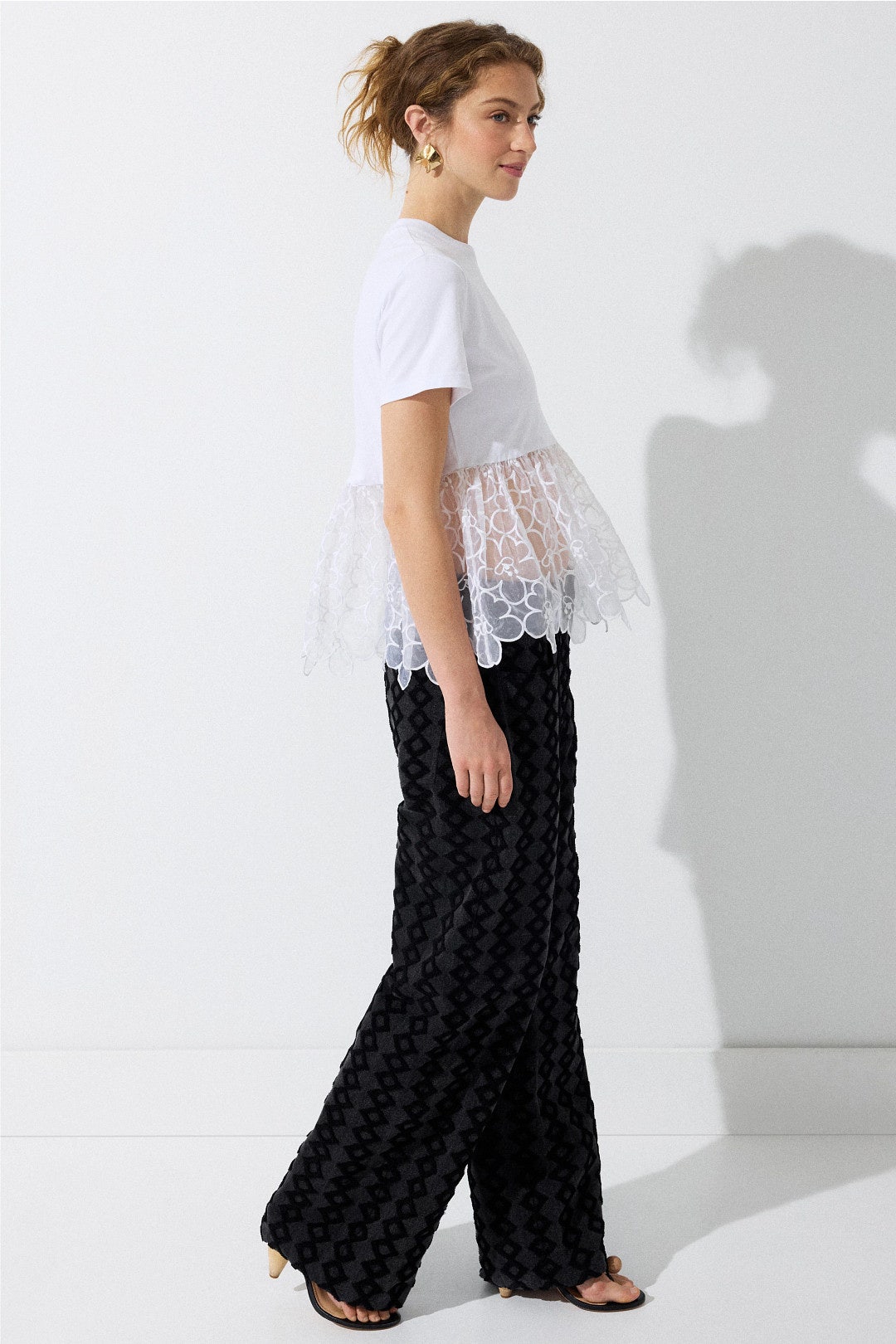 Connie Hem Detail T-Shirt by Cecilie Bahnsen 1