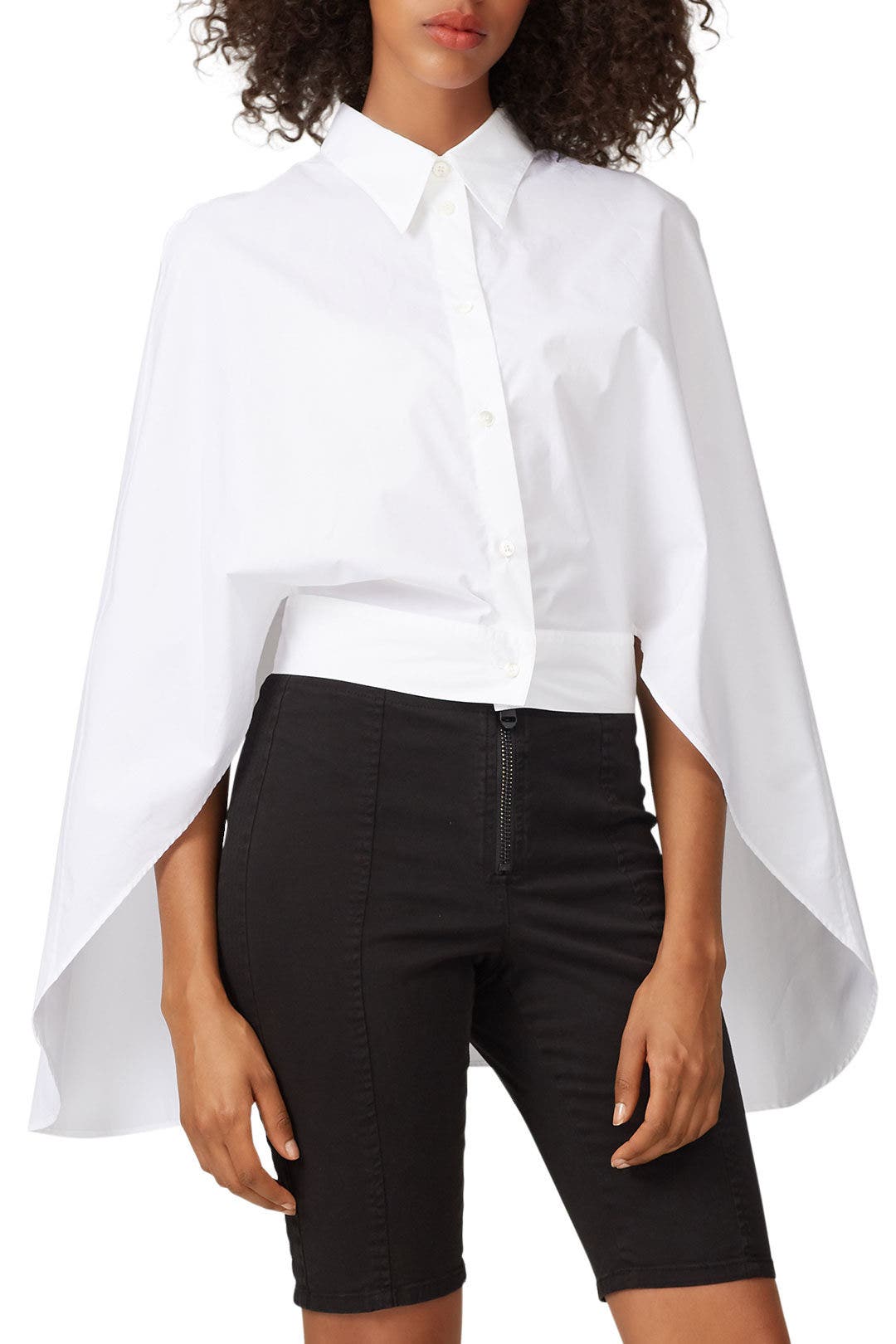 Long Sleeve Cape Top by MM6 Maison Margiela 1