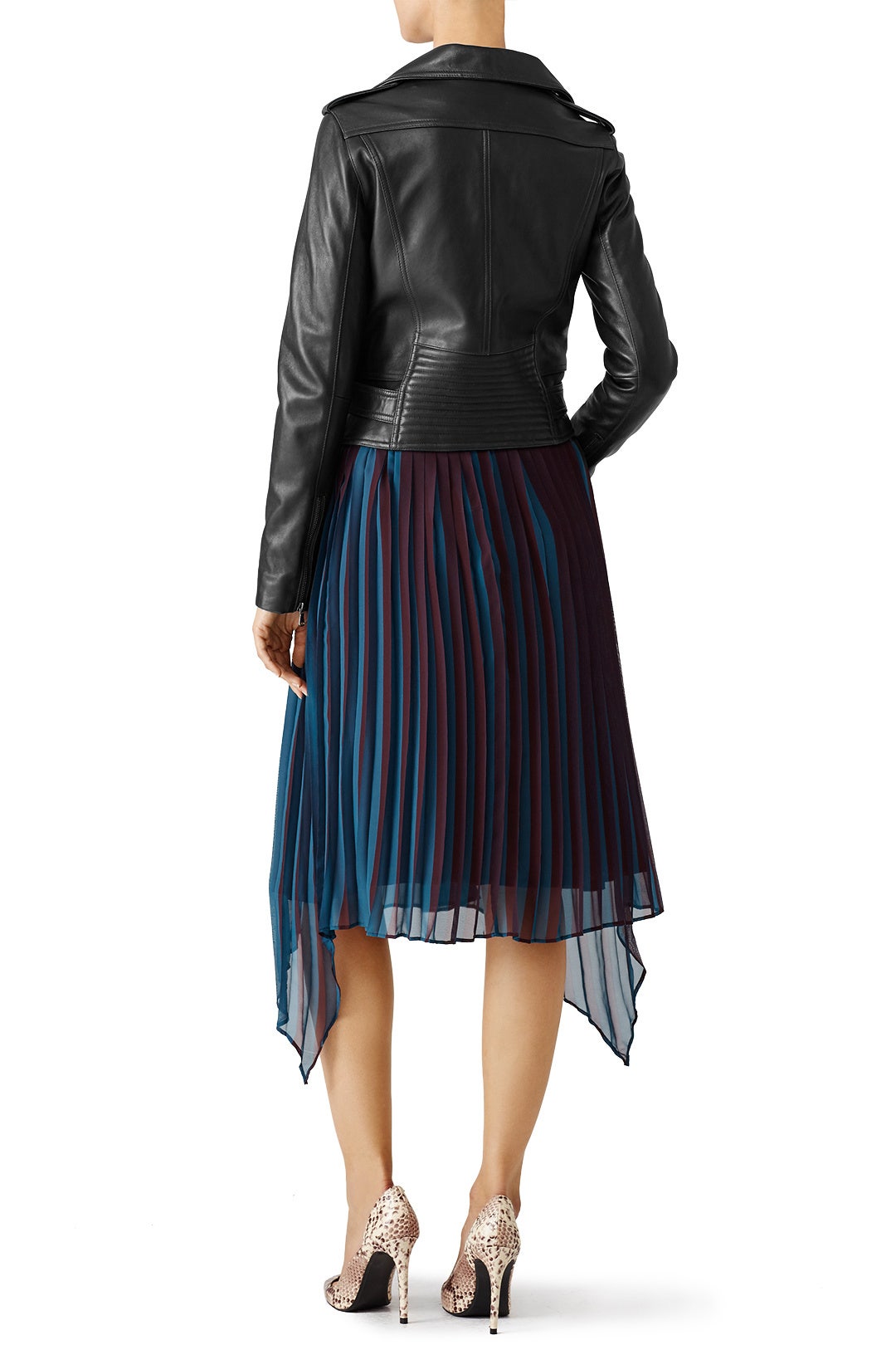 Black Cooper Leather Jacket by Parker 1