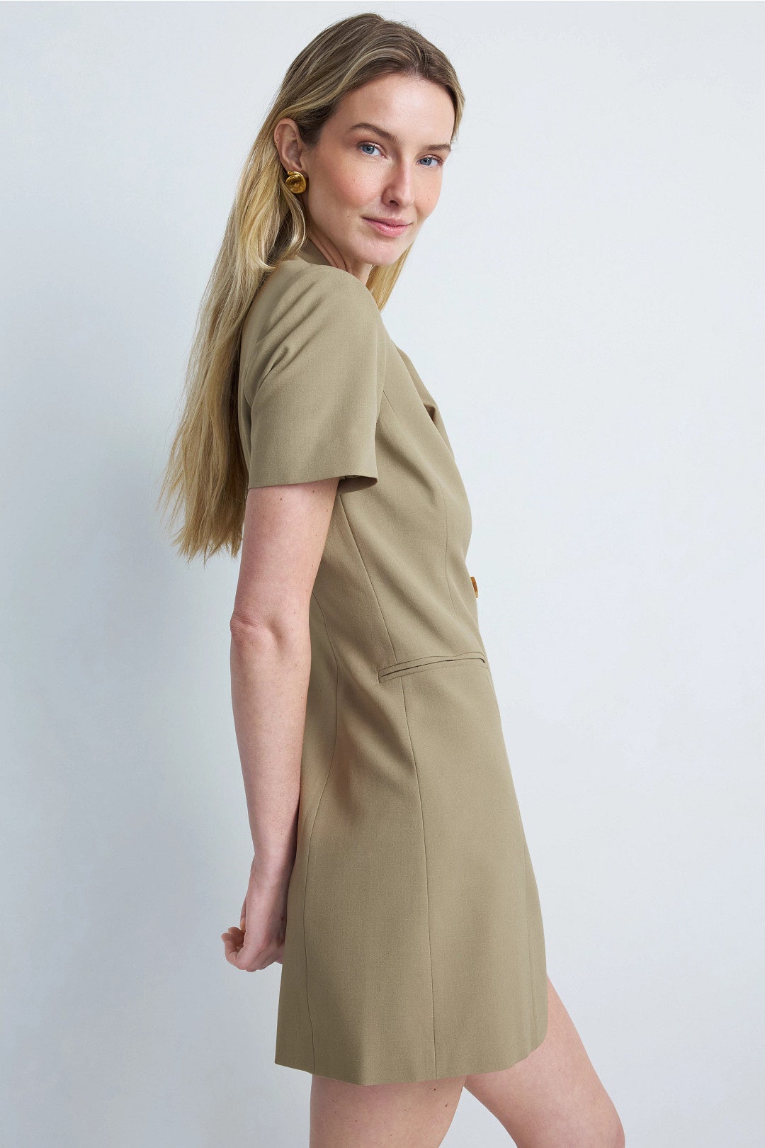 Double Breasted Blazer Mini Dress by Toccin 2