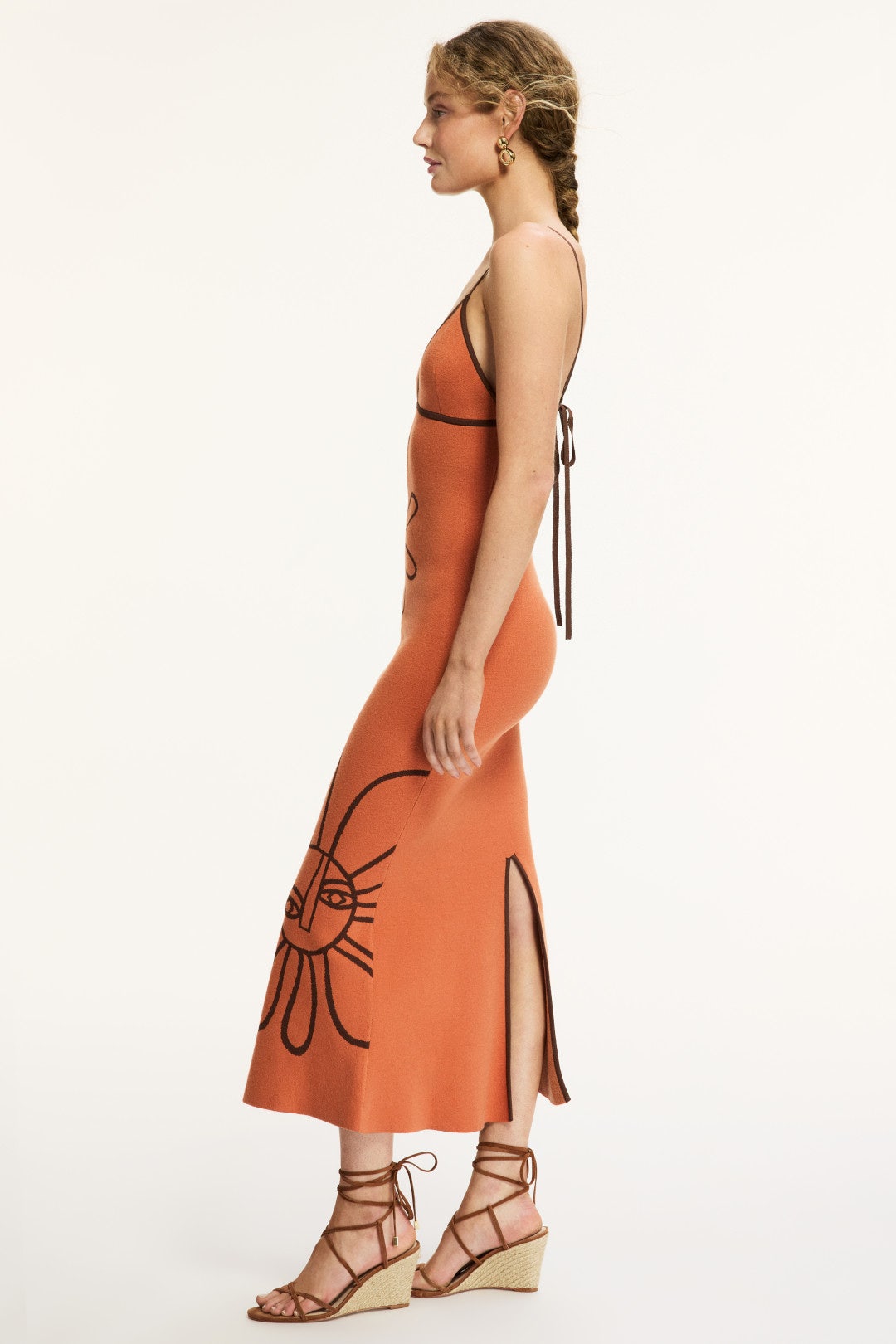 Soleil Knit Midi Dress by The Wolf Gang 1