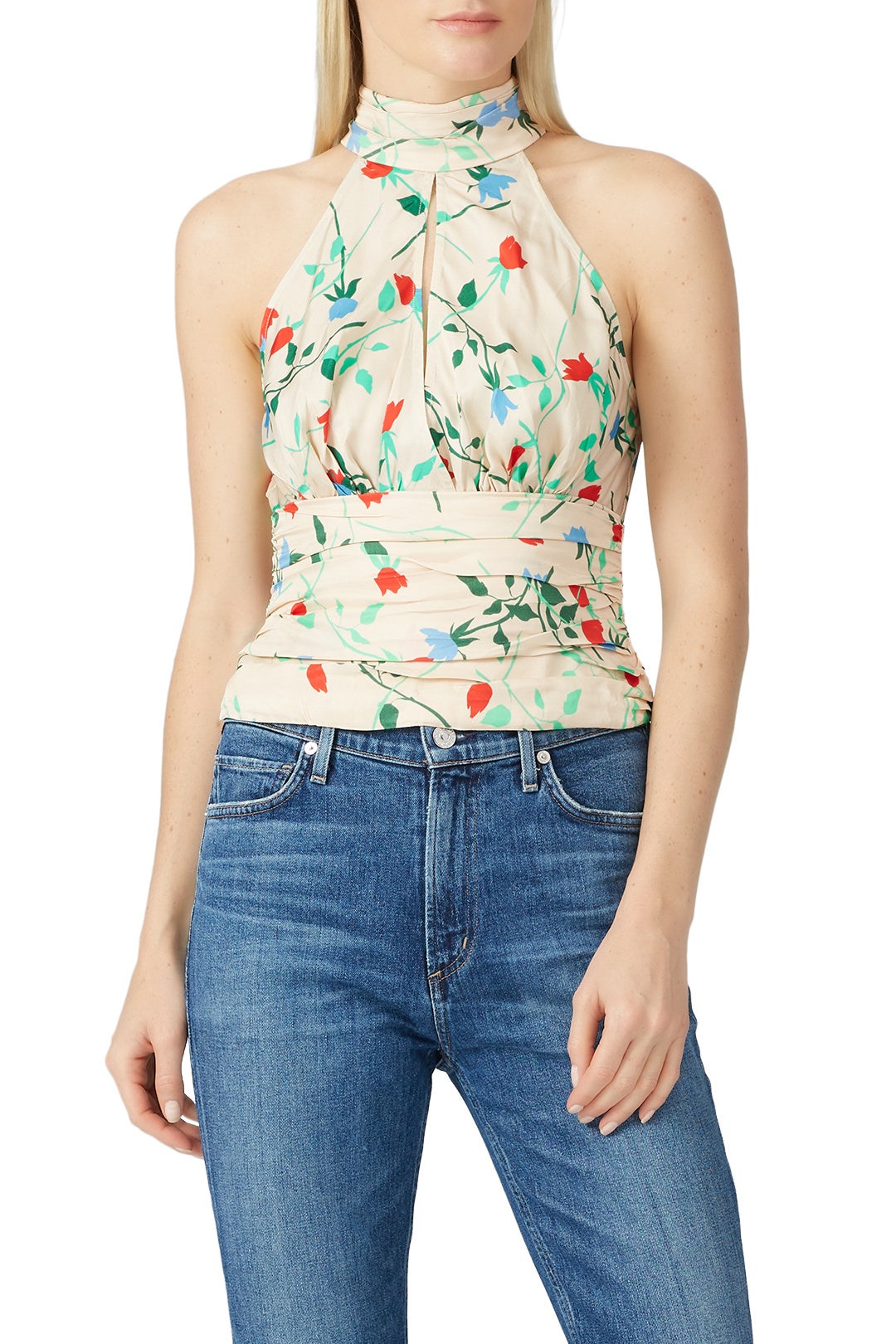 Sectional High Neck Top by C/MEO COLLECTIVE 1