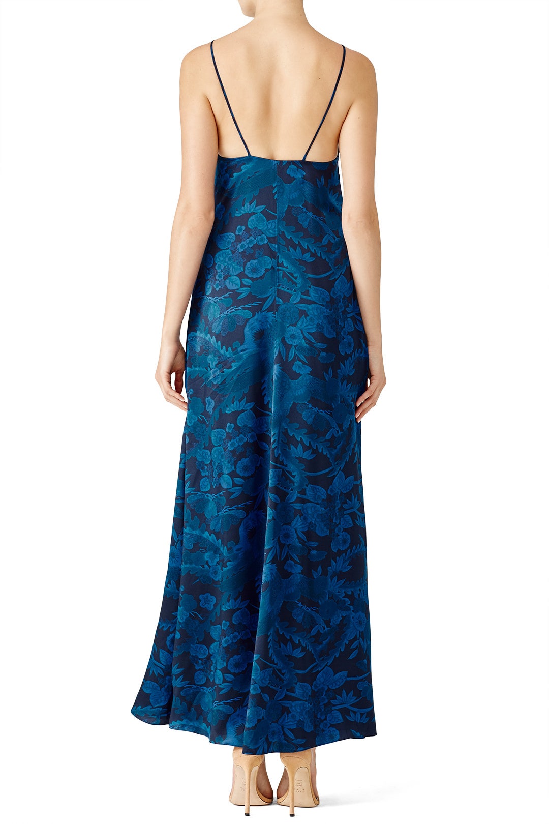 Blue Floral Kimono Maxi by Elizabeth and James 1