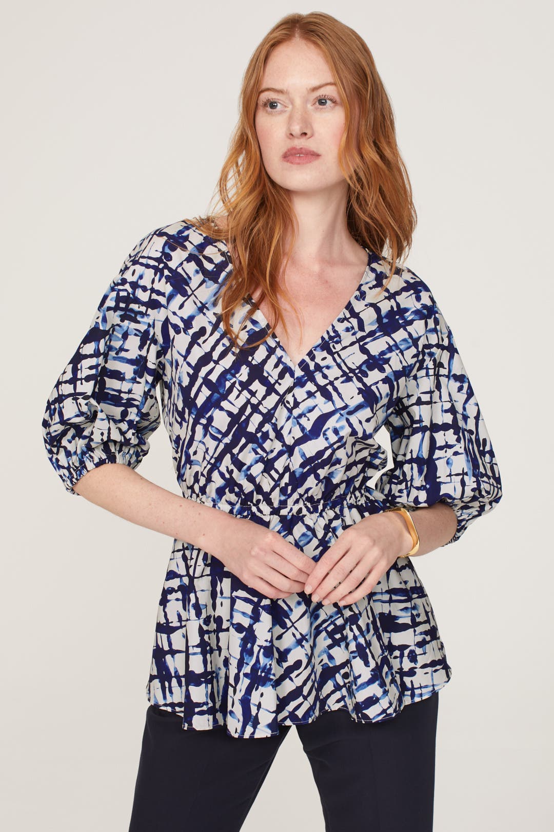【euw】puff sleeve peplum top Puff Sleeve Peplum Top – Endless Rose