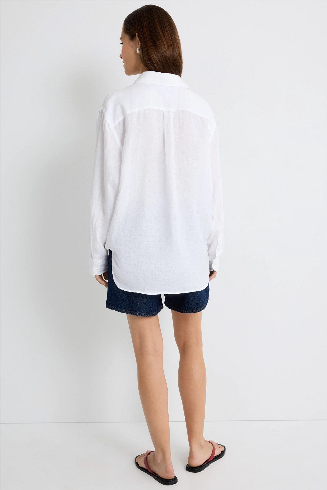 Linen Long Sleeve Collared Shirt by Polo Ralph Lauren 2