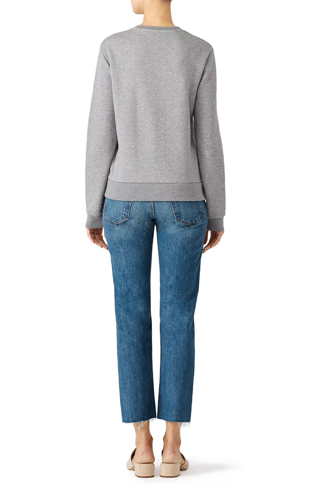 Floral Grey Sweatshirt by RED Valentino 1