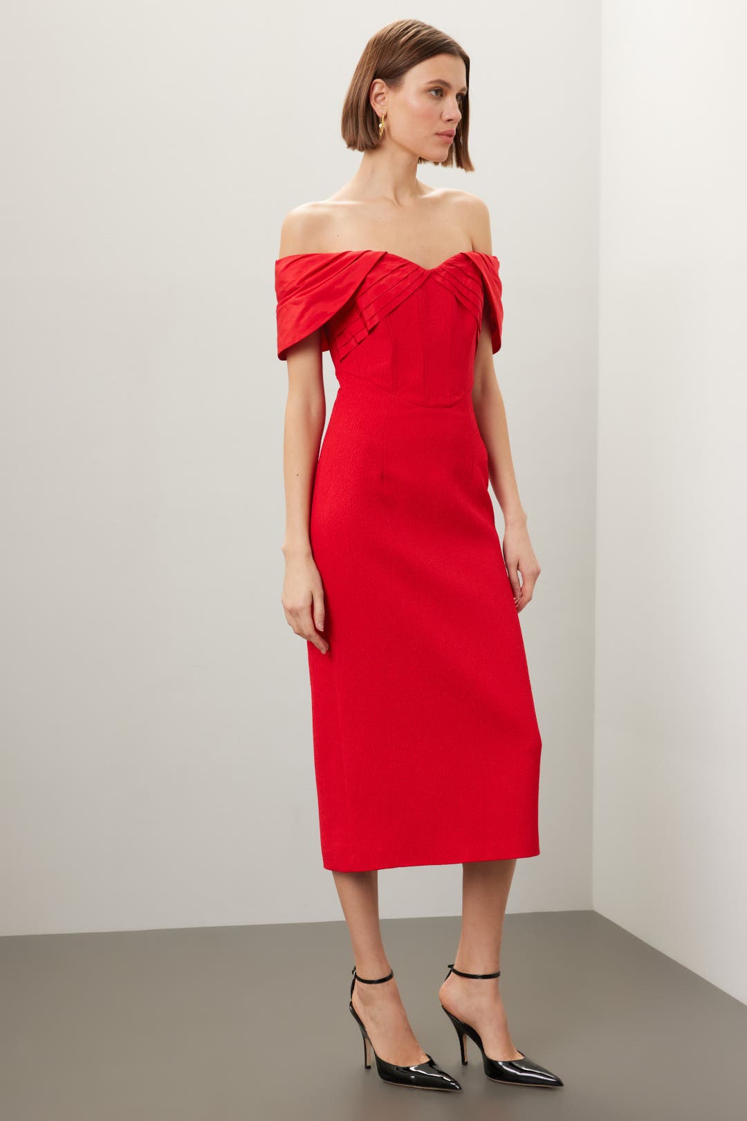 Chiara Midi Dress by Rebecca Vallance | Rent the Runway