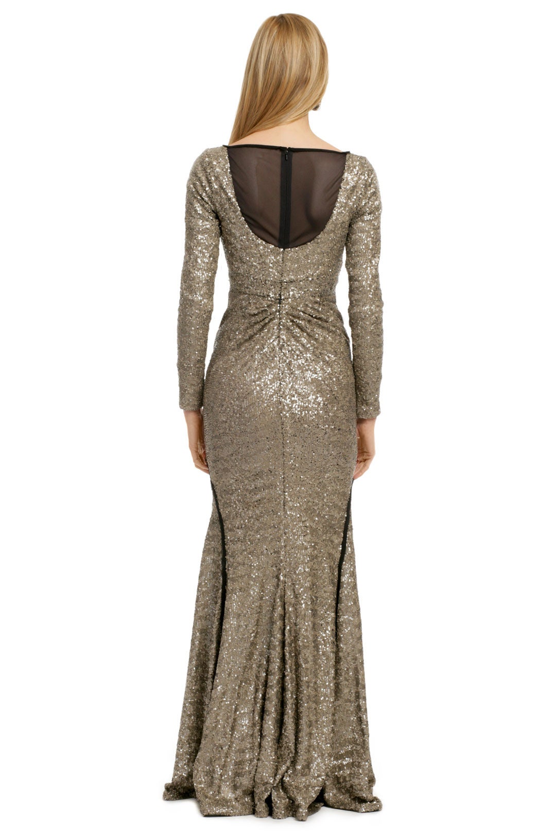 Sequin Sand Ripple Gown by Z Spoke Zac Posen 2