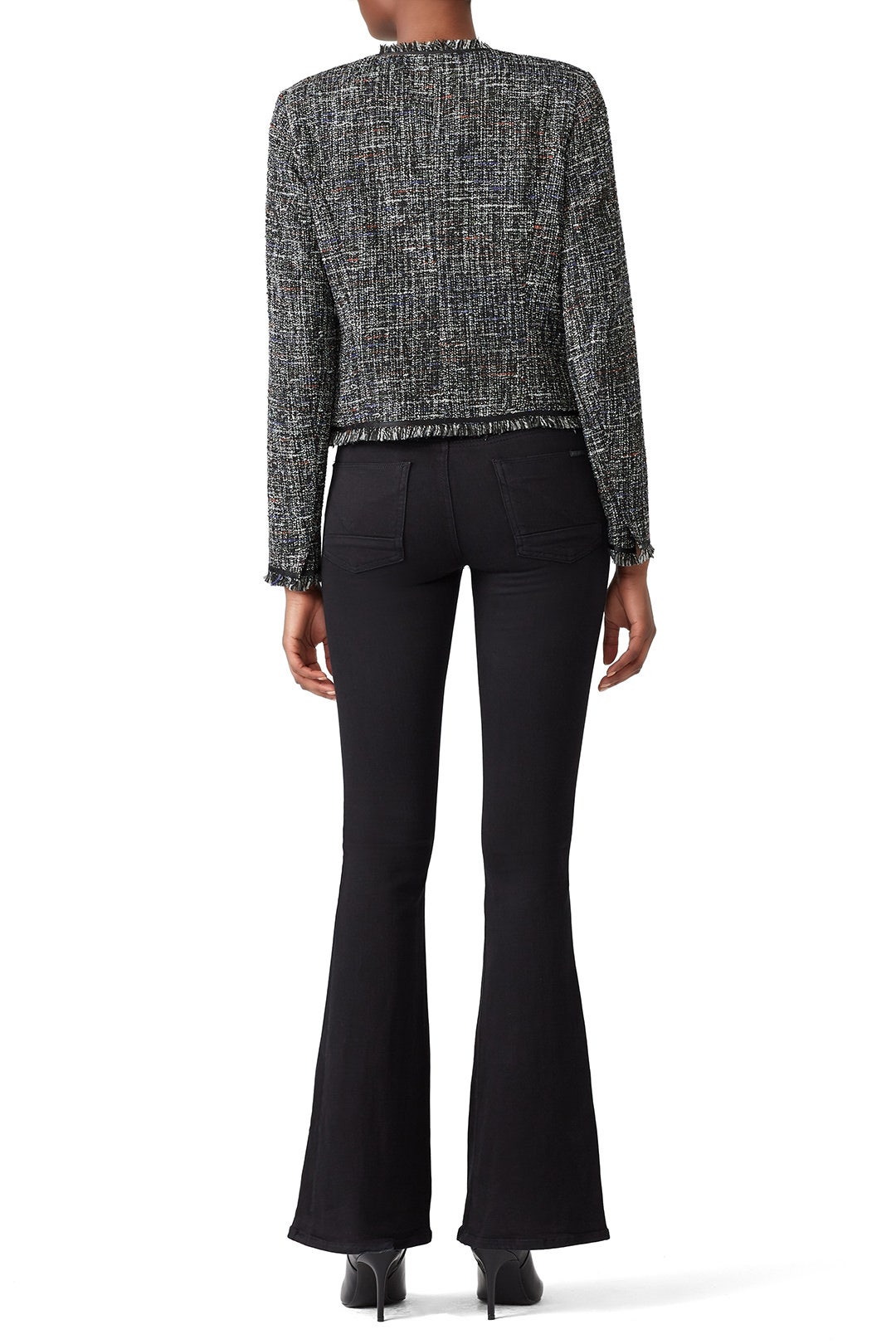 Tati Tweed Fringe Jacket by Greylin 2