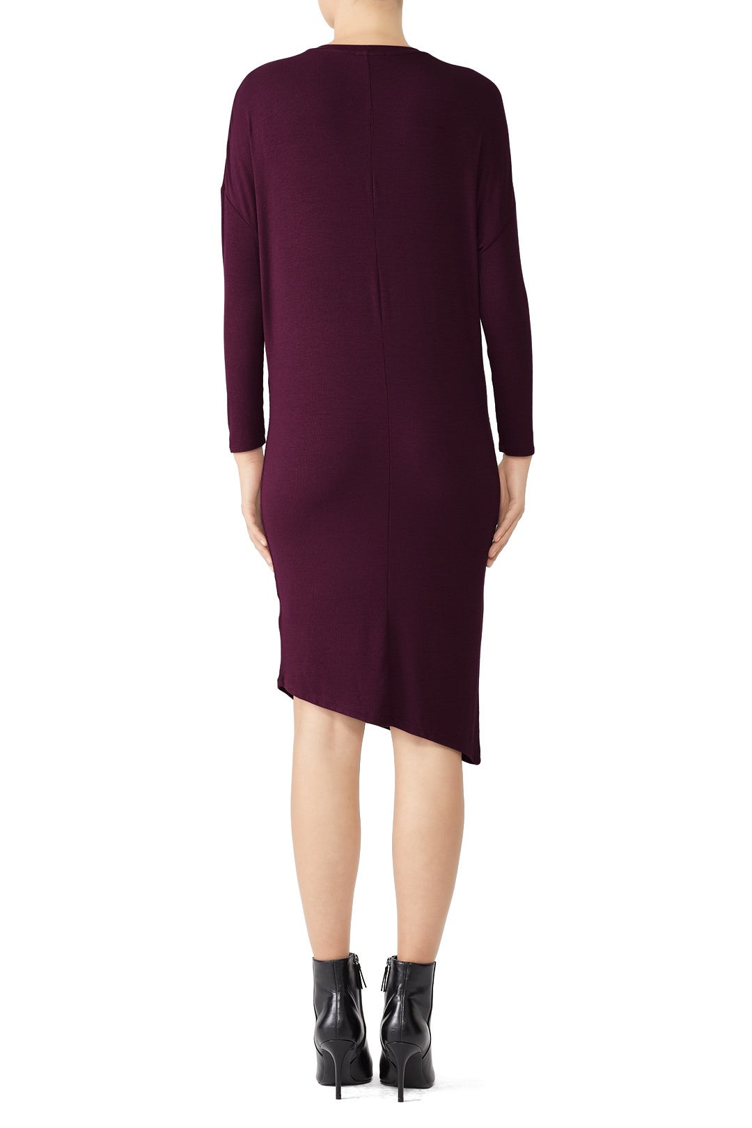 Plum Circle Tee Maternity Dress by Ingrid & Isabel 2