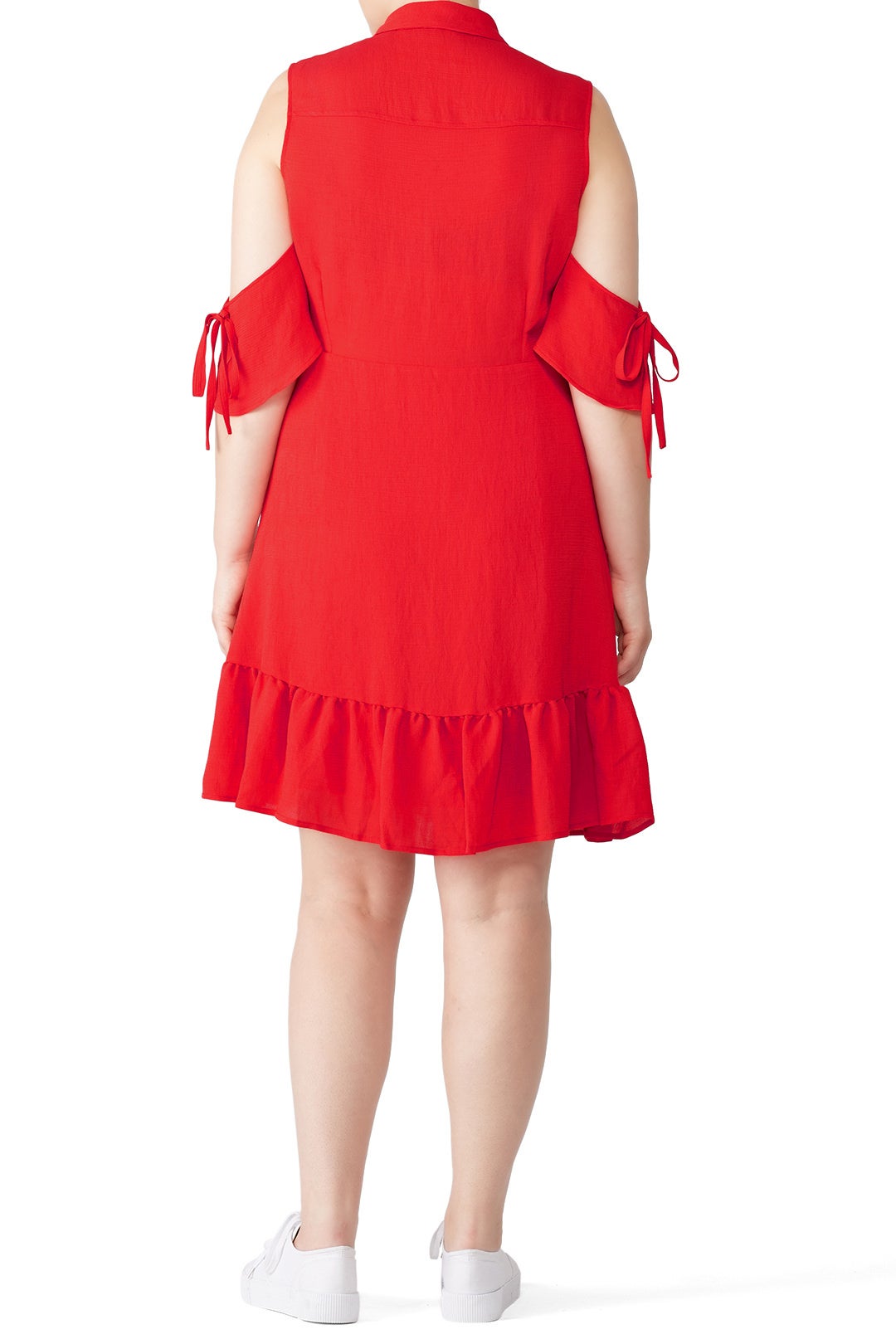 Cold Shoulder Shirtdress by LOST INK 2