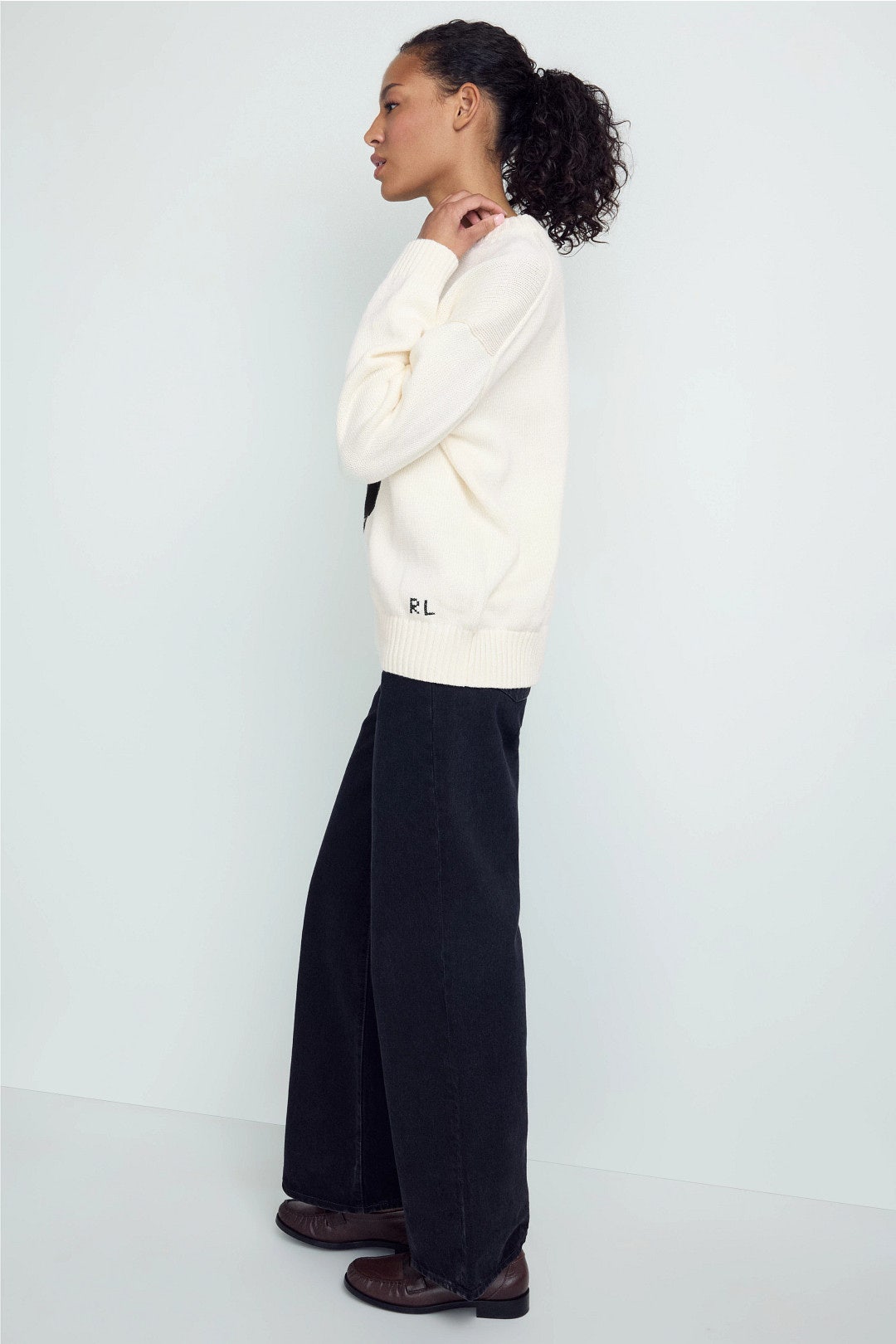 Cotton Bear Long Sleeve Crew Neck Pullover by Polo Ralph Lauren 1