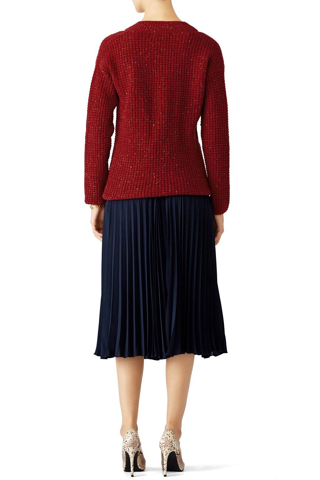 Red Draco Sweater by Rebecca Minkoff 1