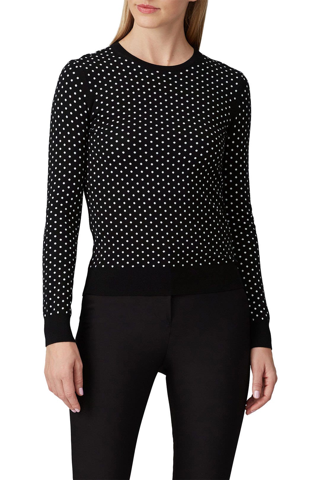 Mini Polka Dot Sweater by Theory 1