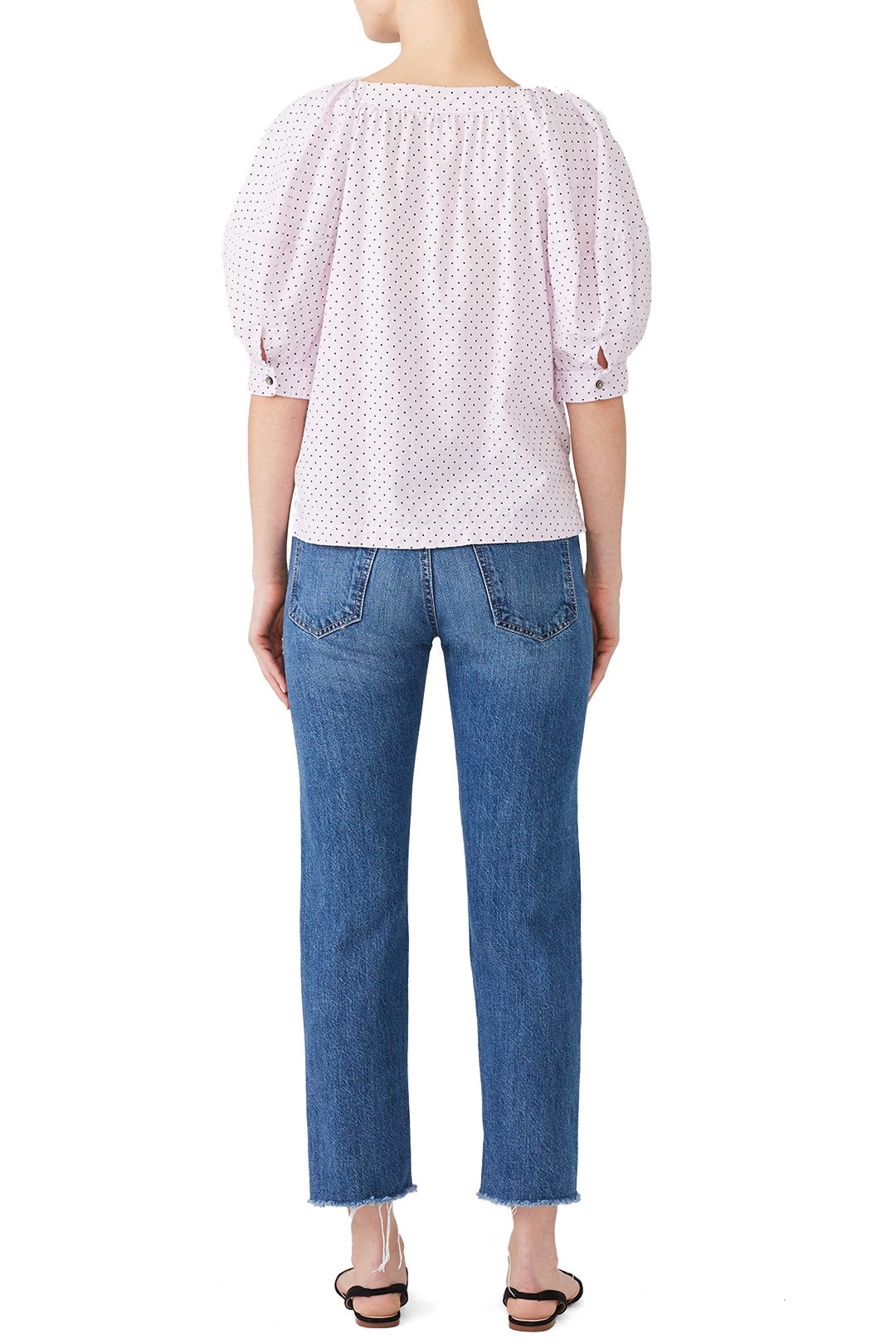 Lilac Dahlia Dot Top by La Vie Rebecca Taylor 2