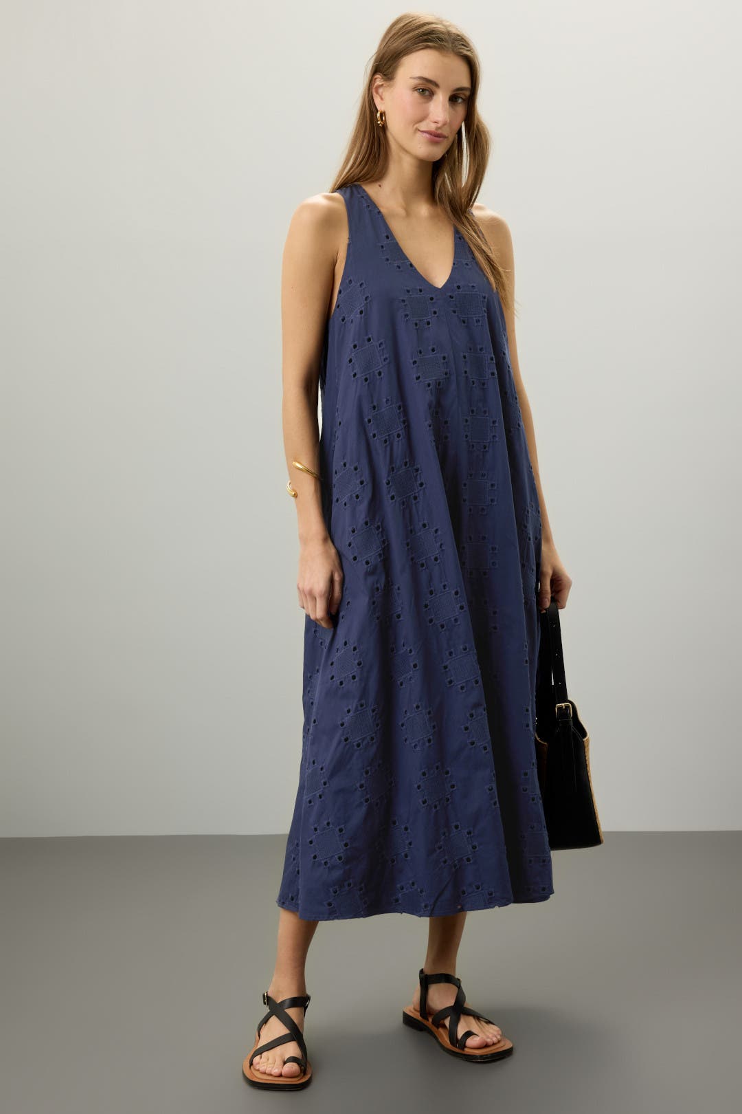Navy Eyelet Shift Dress by Thakoon x RTR | Rent the Runway