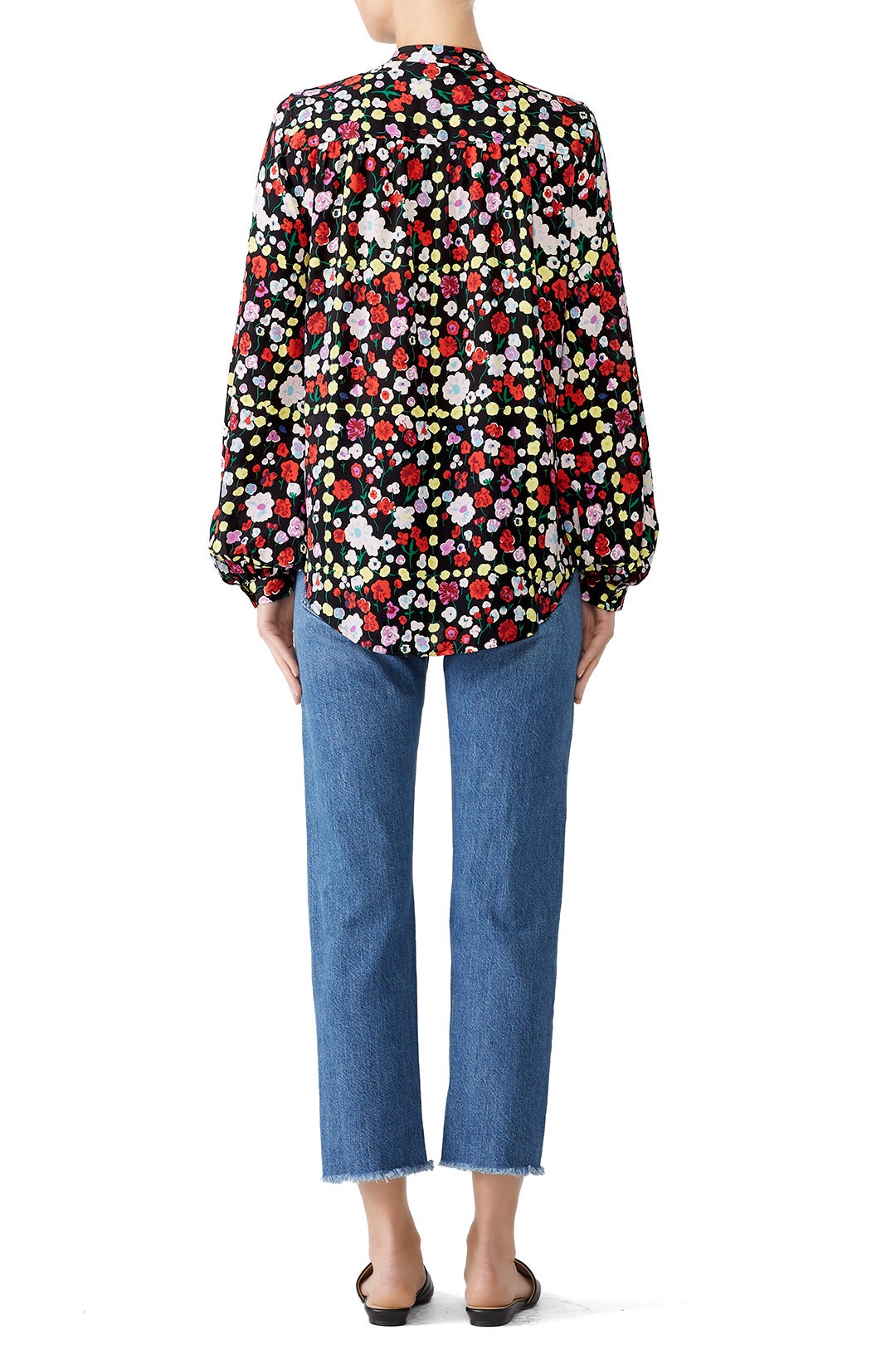 Floral Conelia Top by Equipment 1