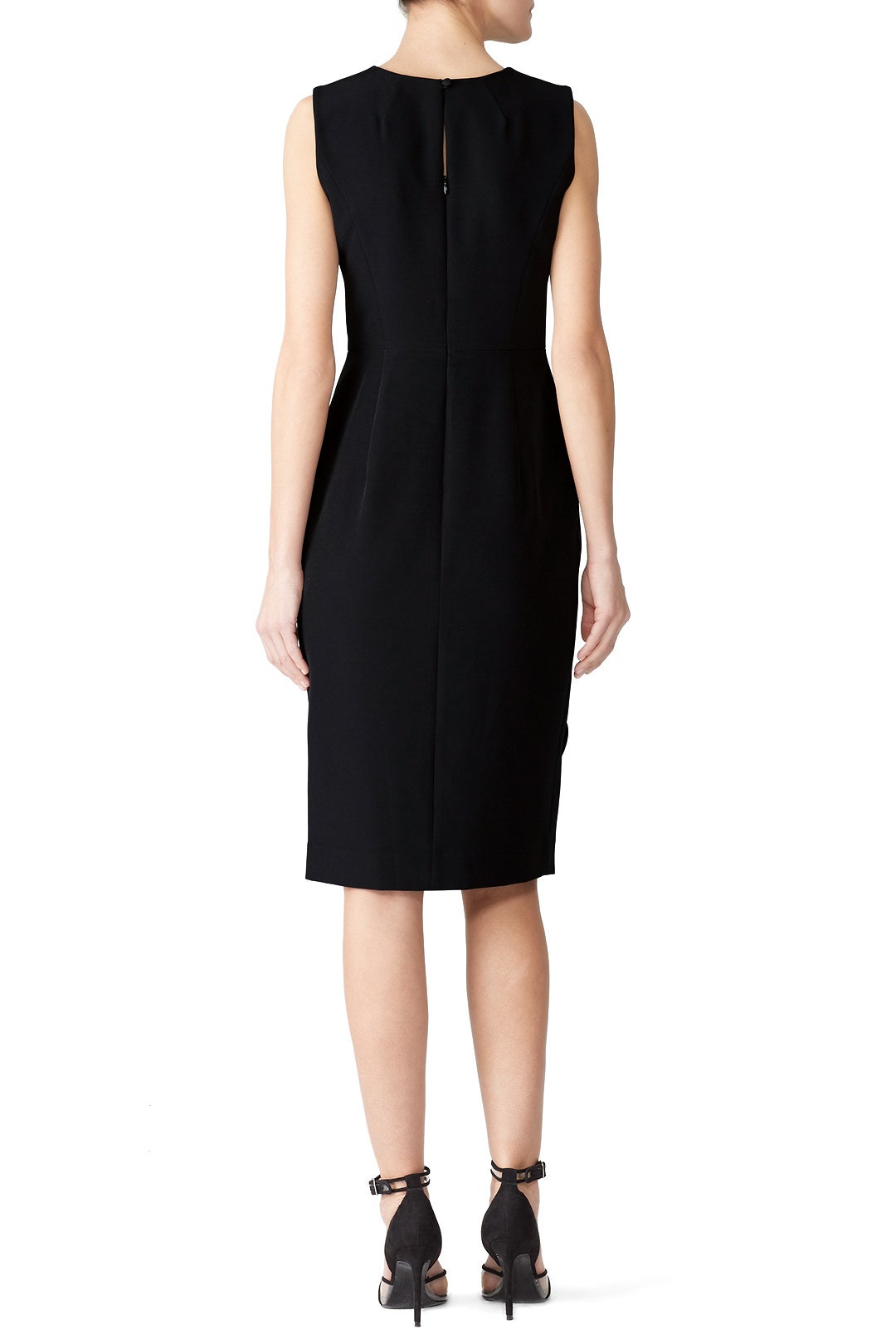 Black Italian Cady Tilly Dress by Milly 1