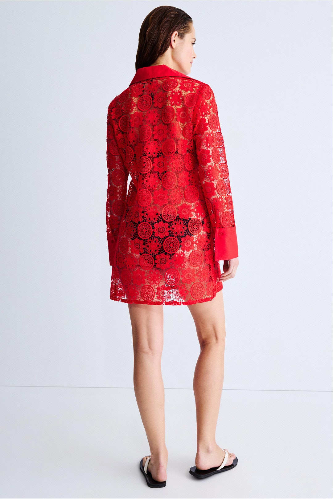 Collared Mini Cover Up Dress by Ronny Kobo x RTR 2