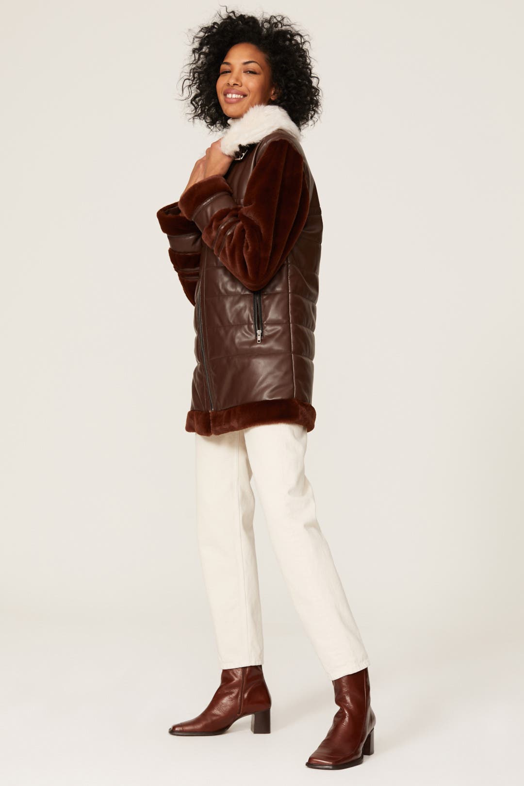 Alexandra Faux Shearling Jacket by Samantha Sipos | Rent the Runway