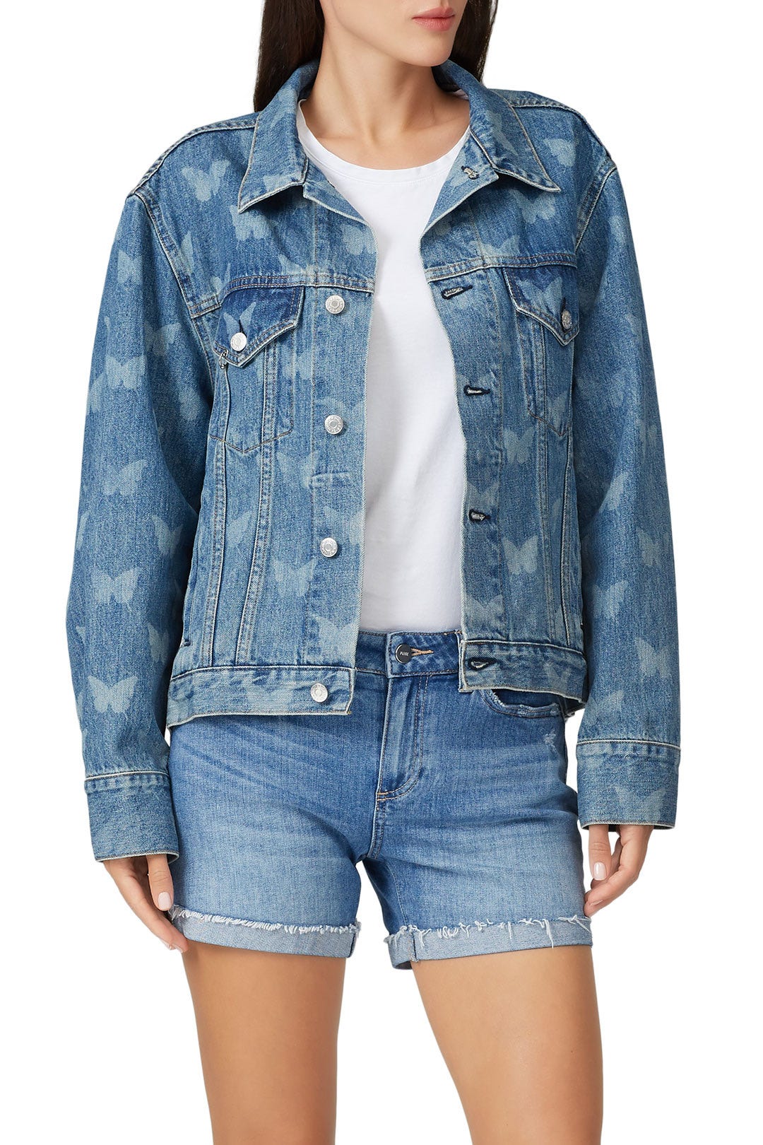 Morpho Denim Jacket by Sandy Liang 1