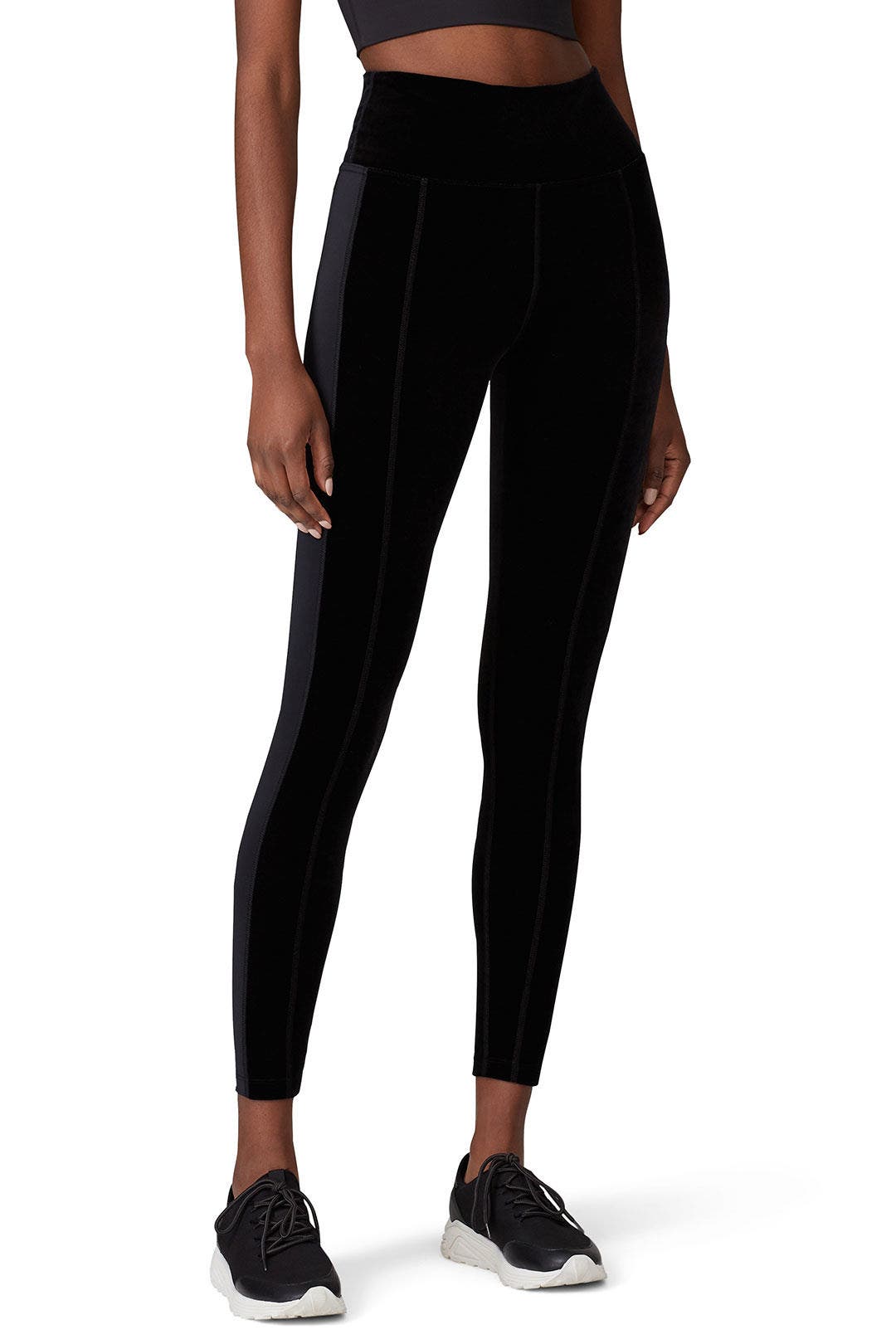 Black Velvet Leggings by ALALA 1